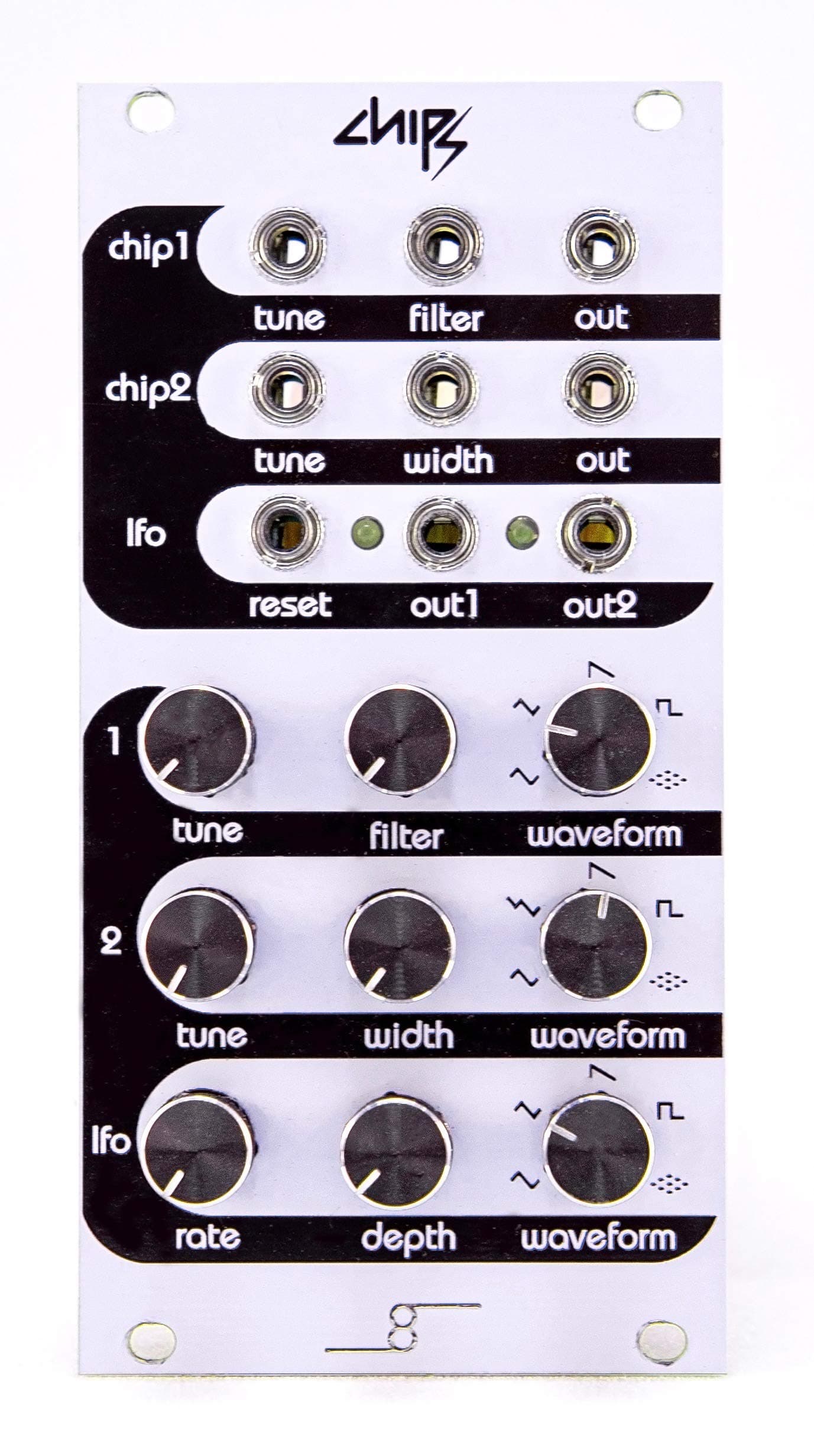 Cre8audio VCO Dual LFO Module (Chipz)