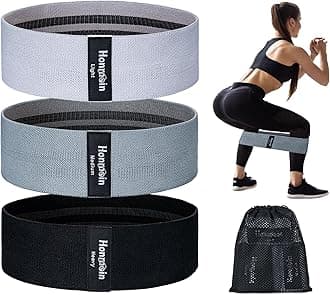 Resistance Bands for Working Out, 3 Levels Exercise Bands Workout Bands Set for Women Men, Hip Legs Booty Bands for Home Fitness, Gym, Yoga, Pilates