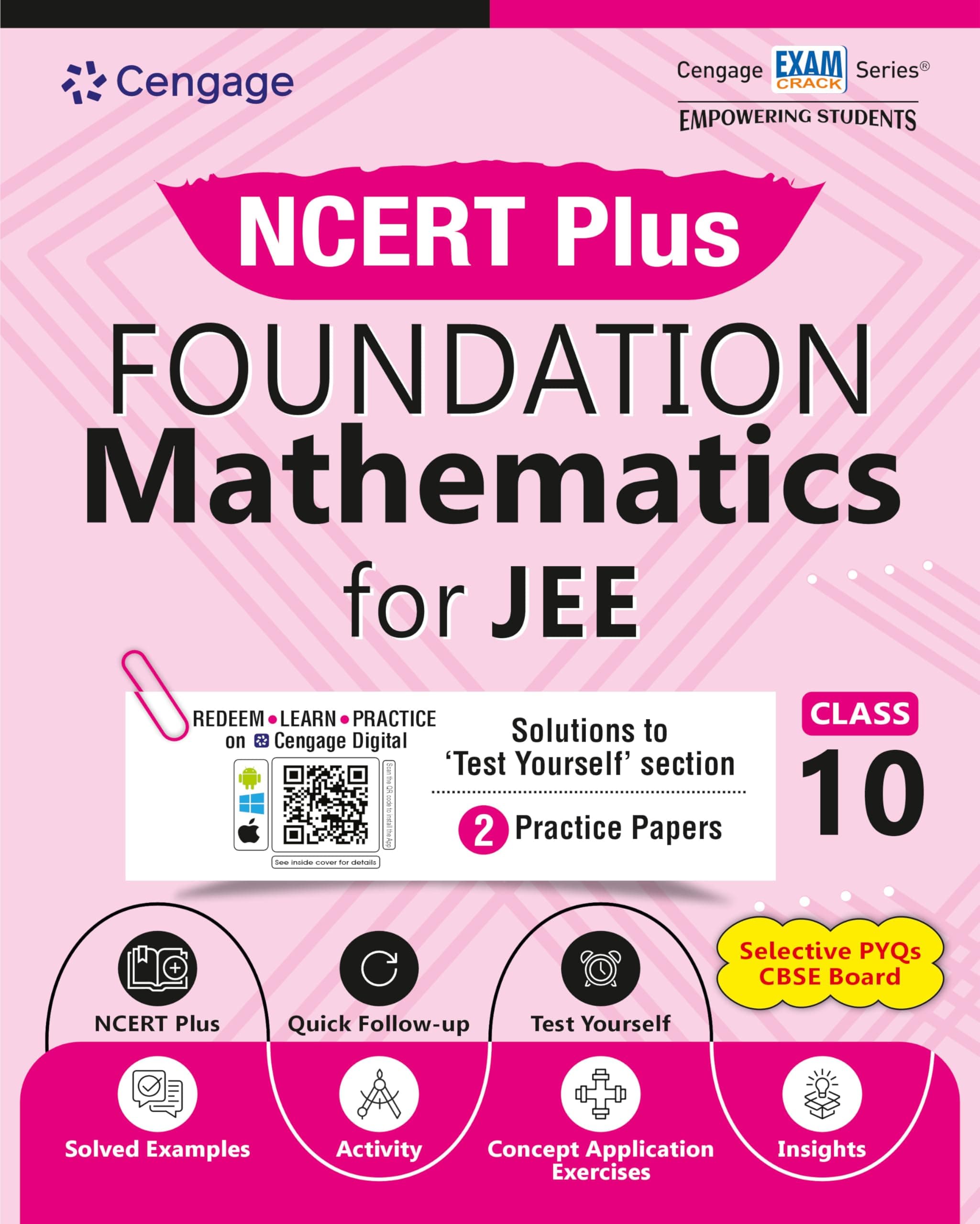 Cengage NCERT Plus Foundation Mathematics for JEE: Class 10
