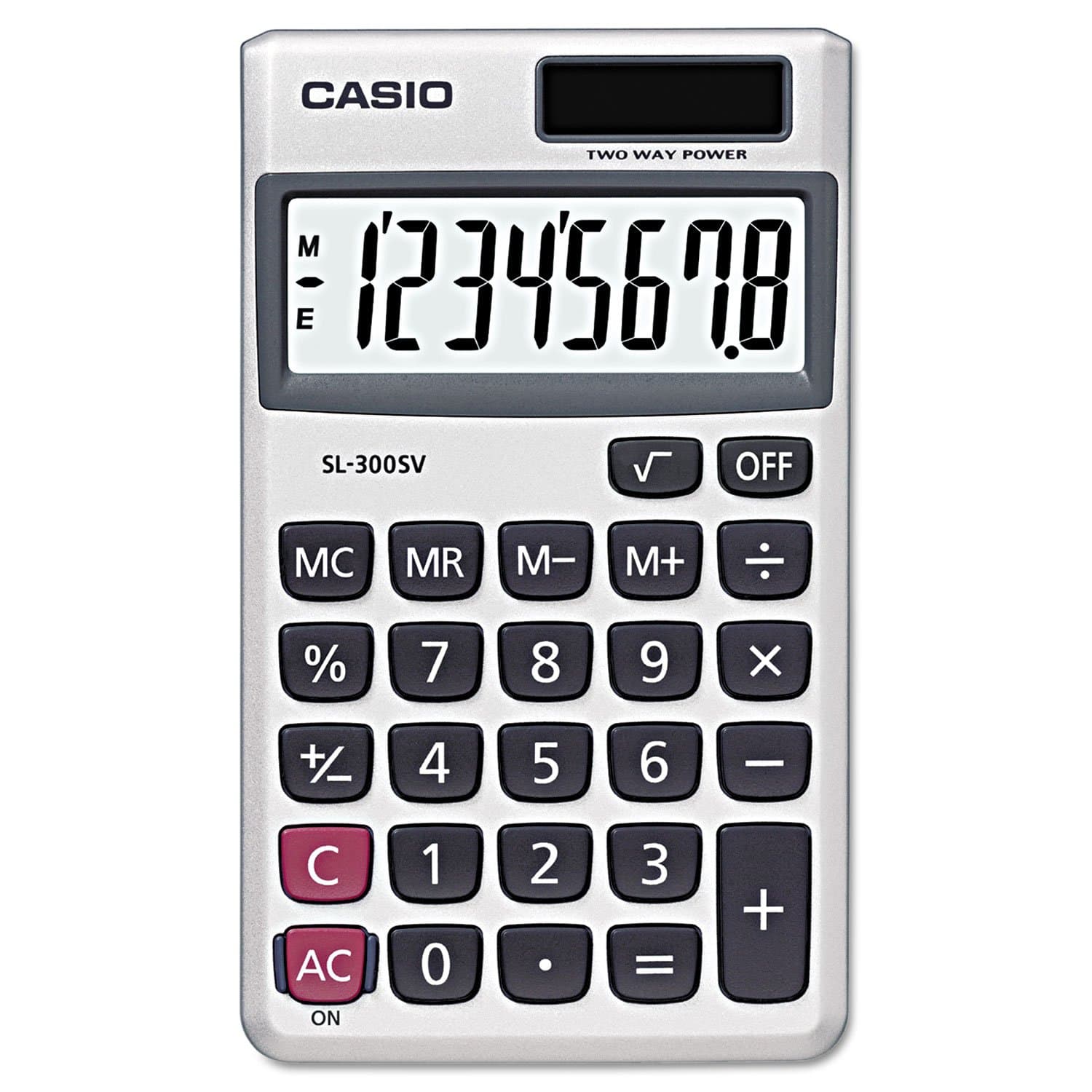 SL-300SV Solar Powered Standard Function Calculator