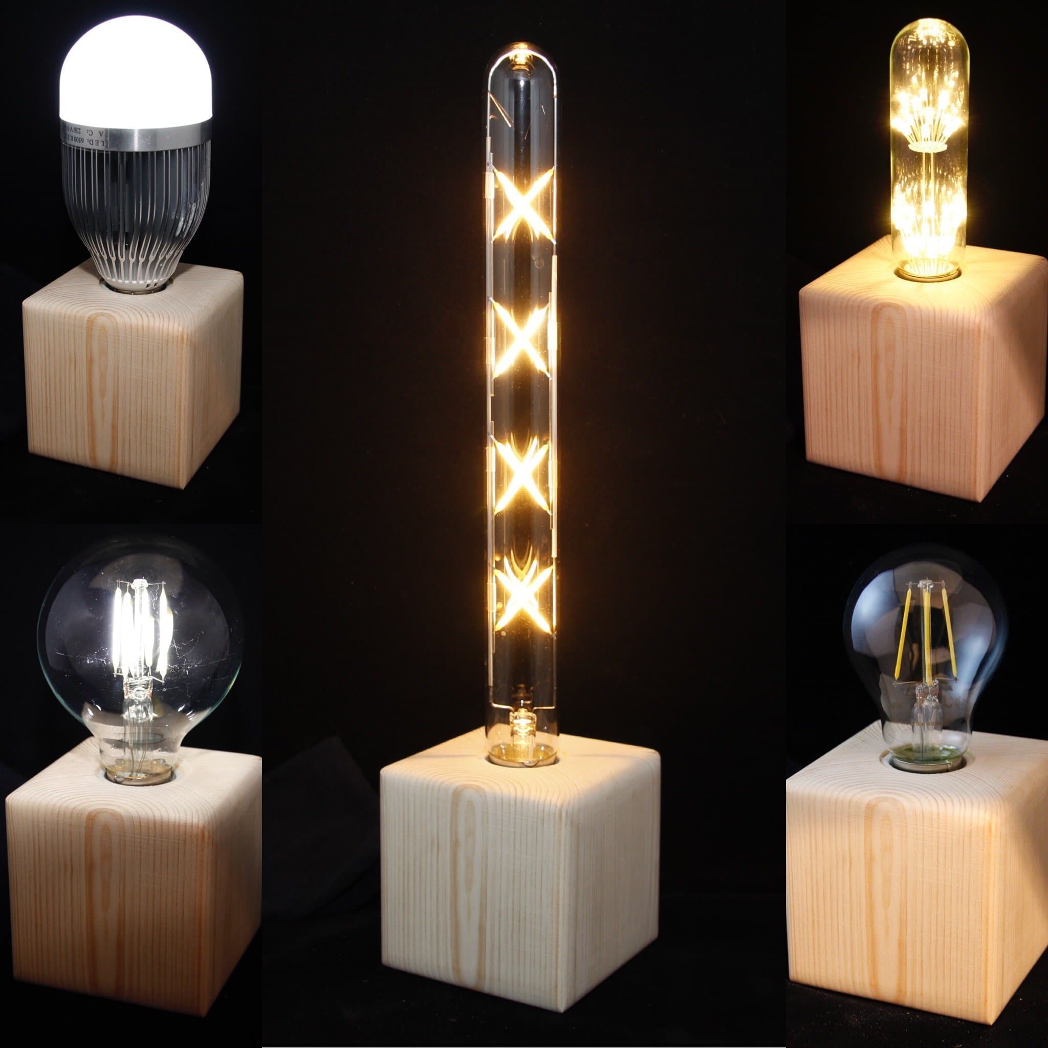 The Cube Lamp - Chose Your LED Bulb FREE POSTAGE