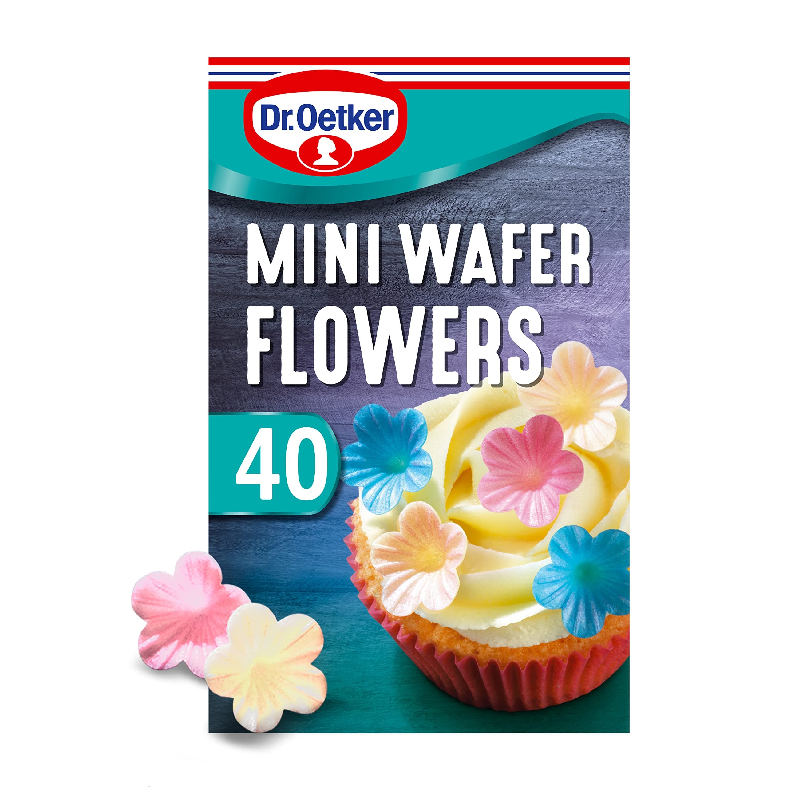 Dr. Oetker Mini Wafer Flowers, 40 Each