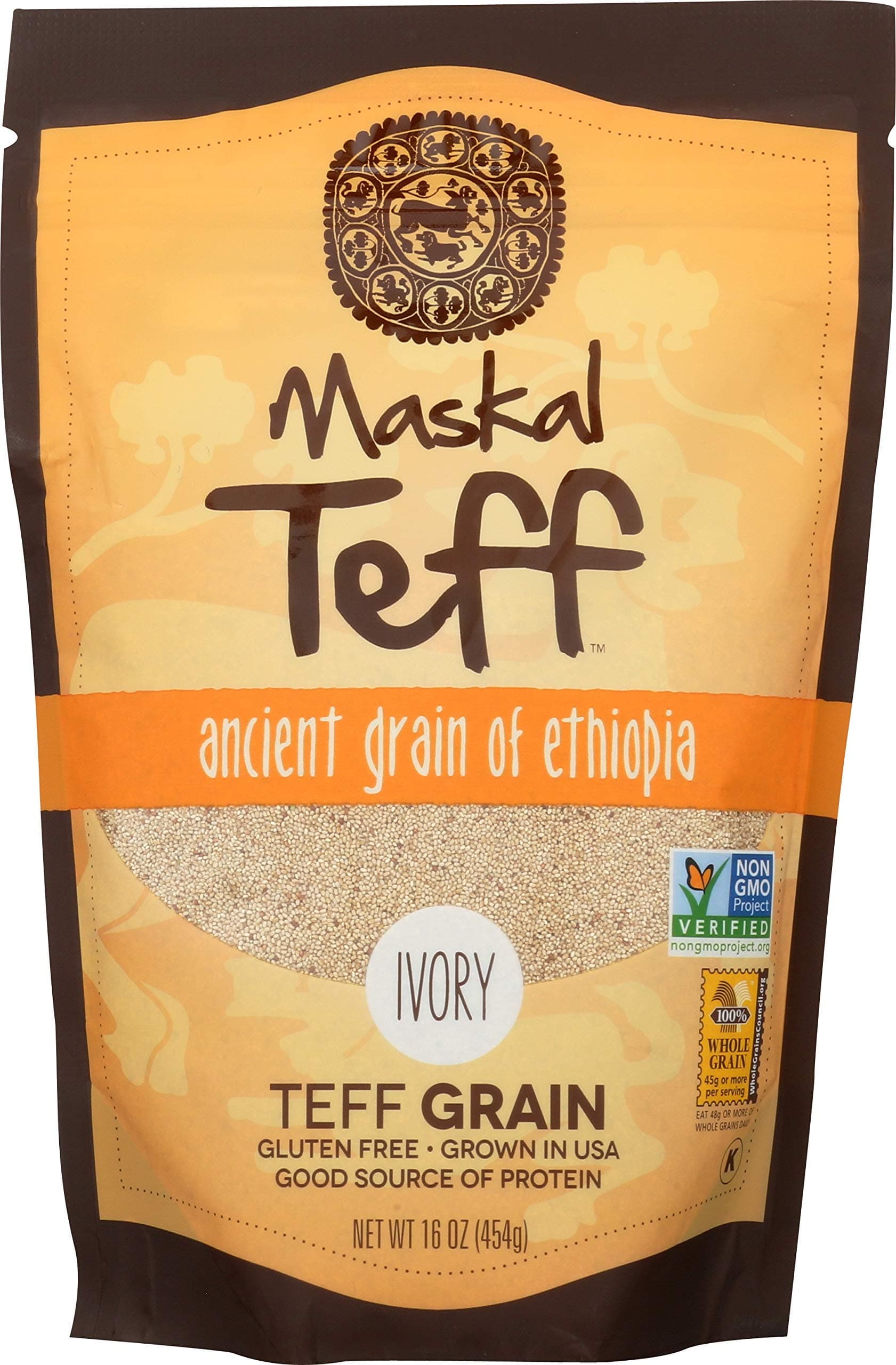 Maskal Teff, Ivory Grain, 16 Ounce