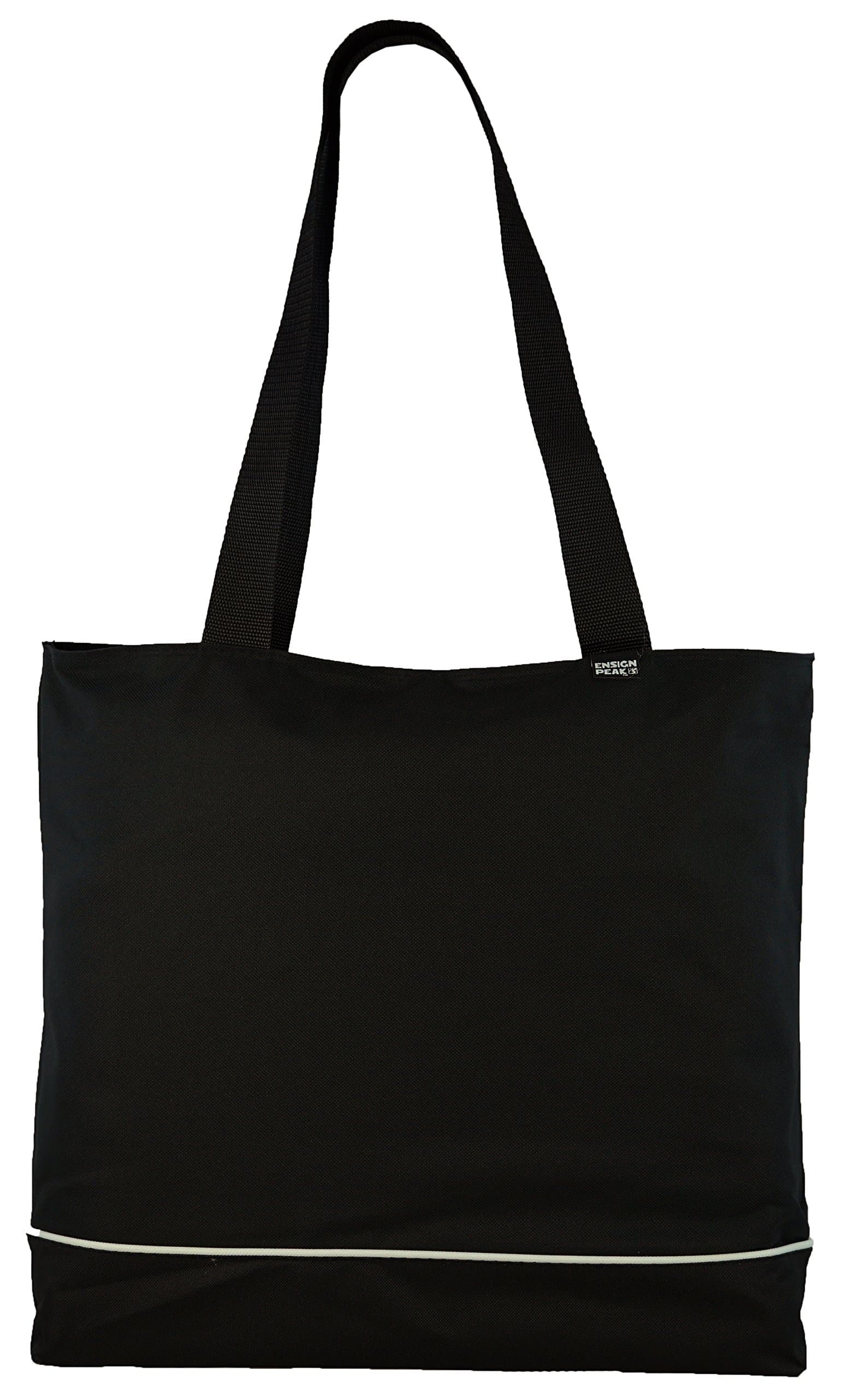 Shoulder Tote Bag with Zipper
