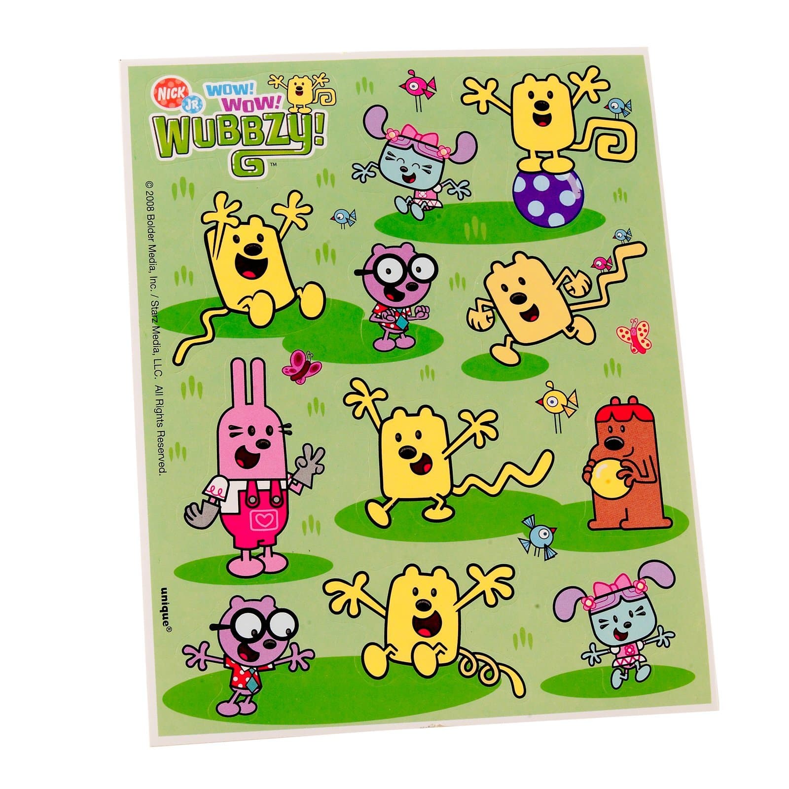 Wow! Wow! Wubbzy! Stickers (4 count)
