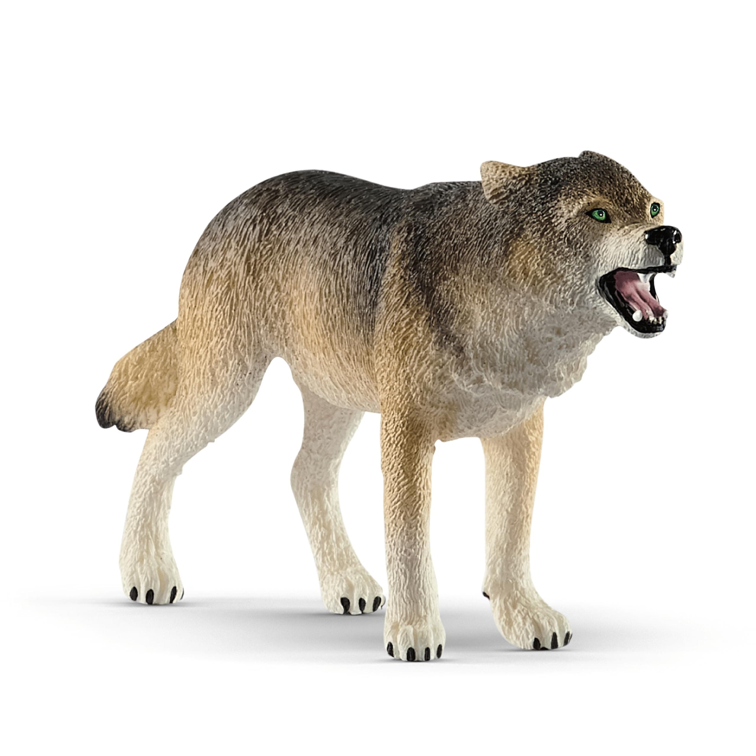 Schleich Wolf Toy Black 2 inch 14821