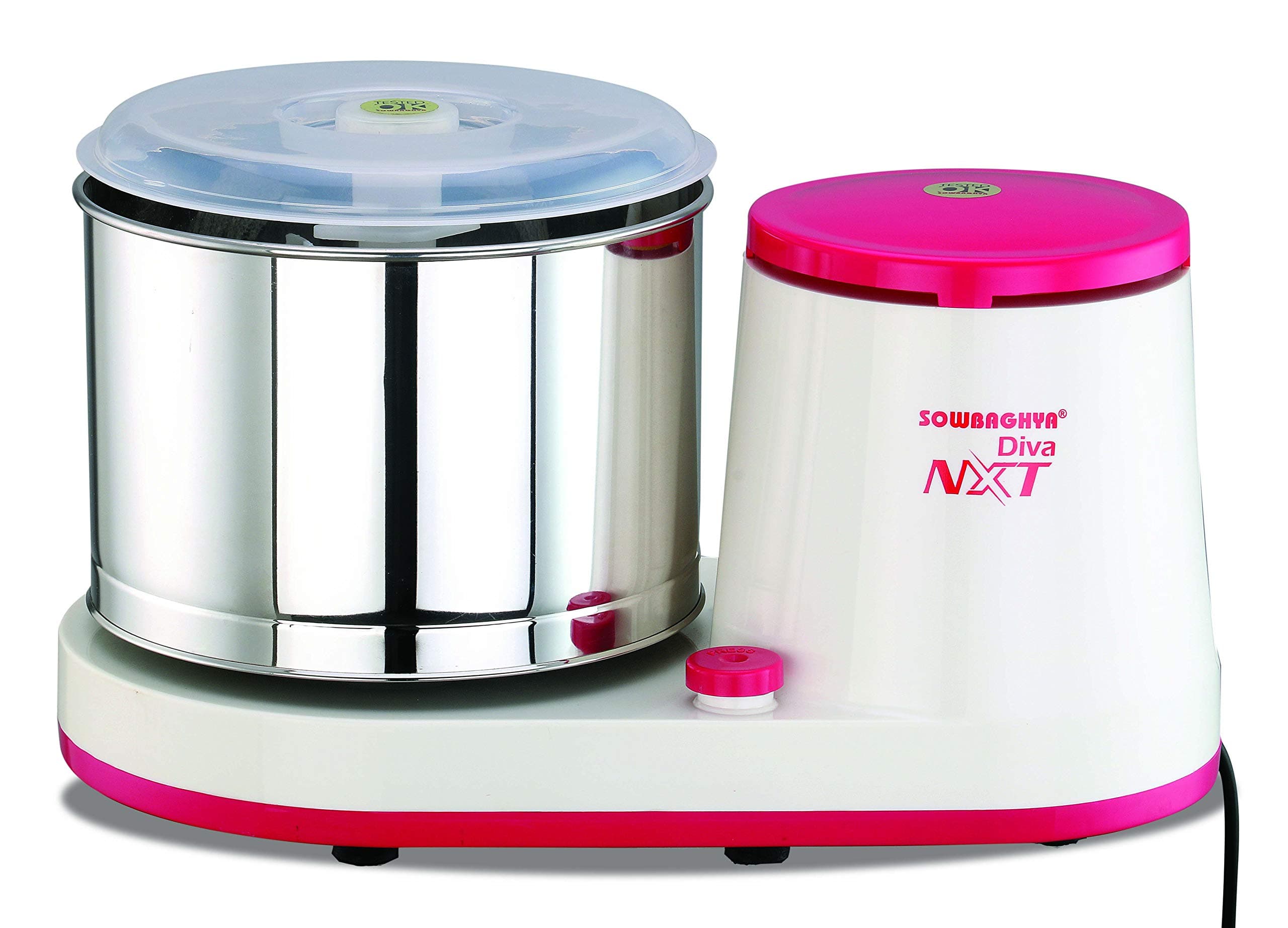 SOWBAGHYA Diva Nxt Wet Grinder (Pink White)