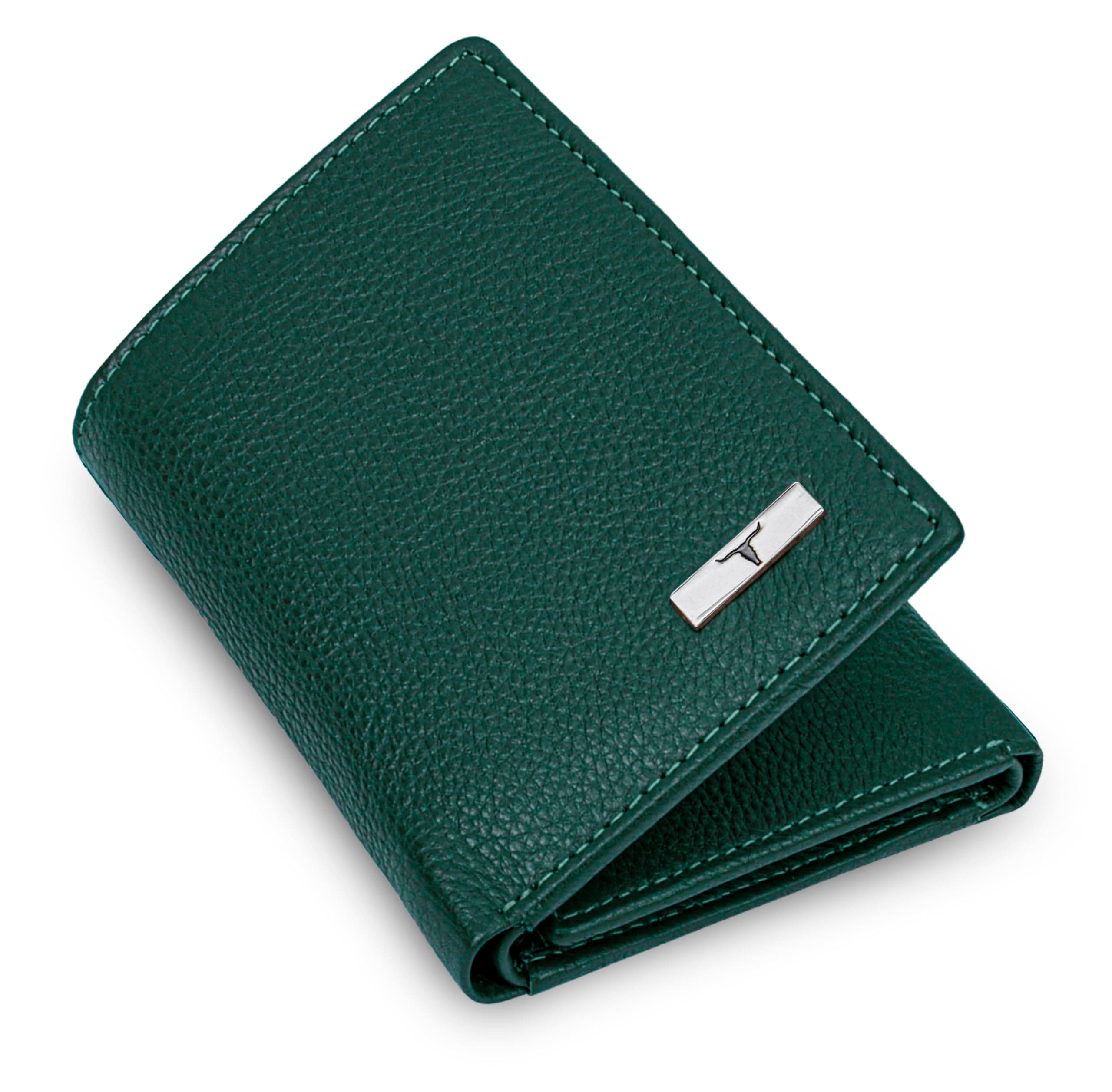 Travis Green Leather Wallet for Men