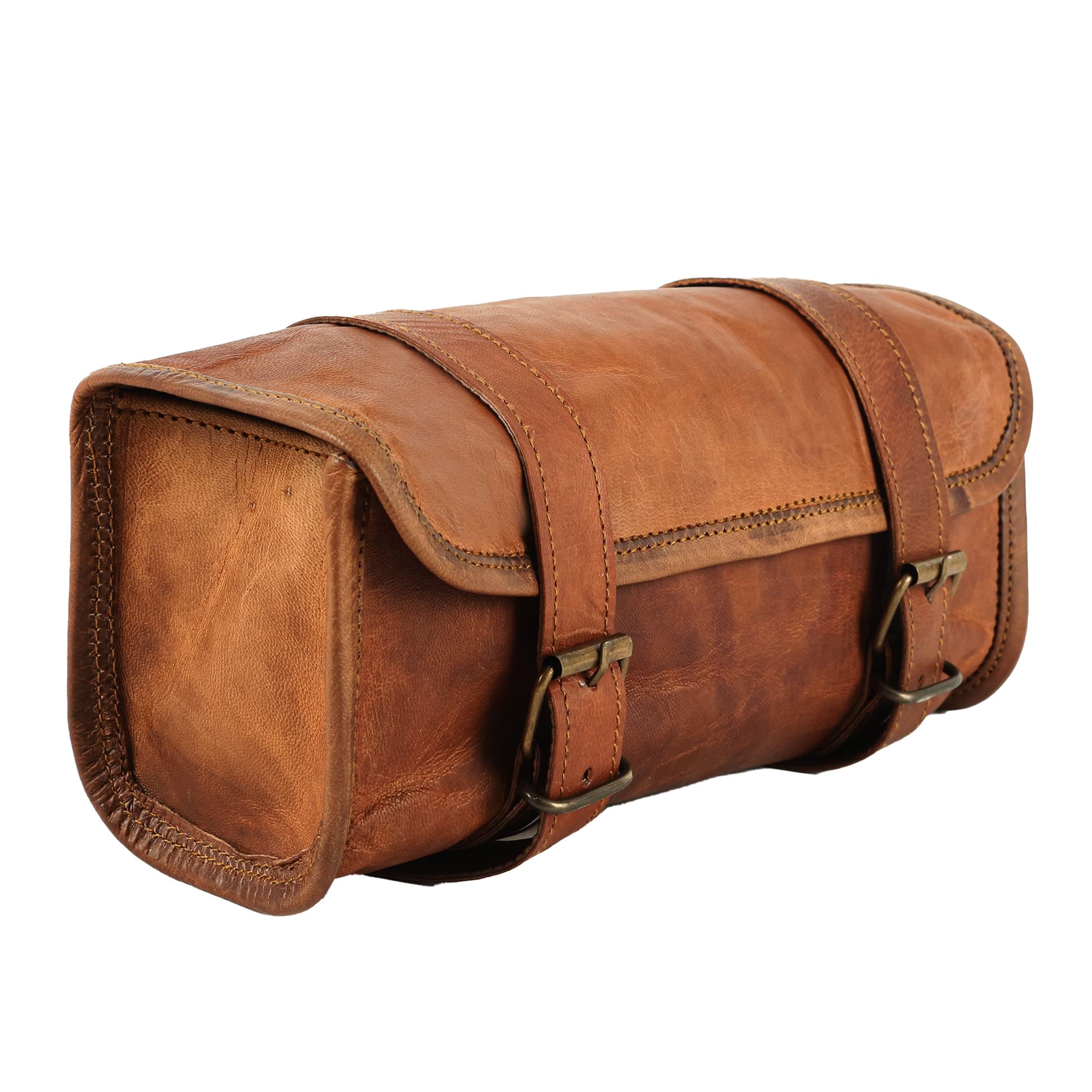 Vintage 1946 Leather Handlebar Bag