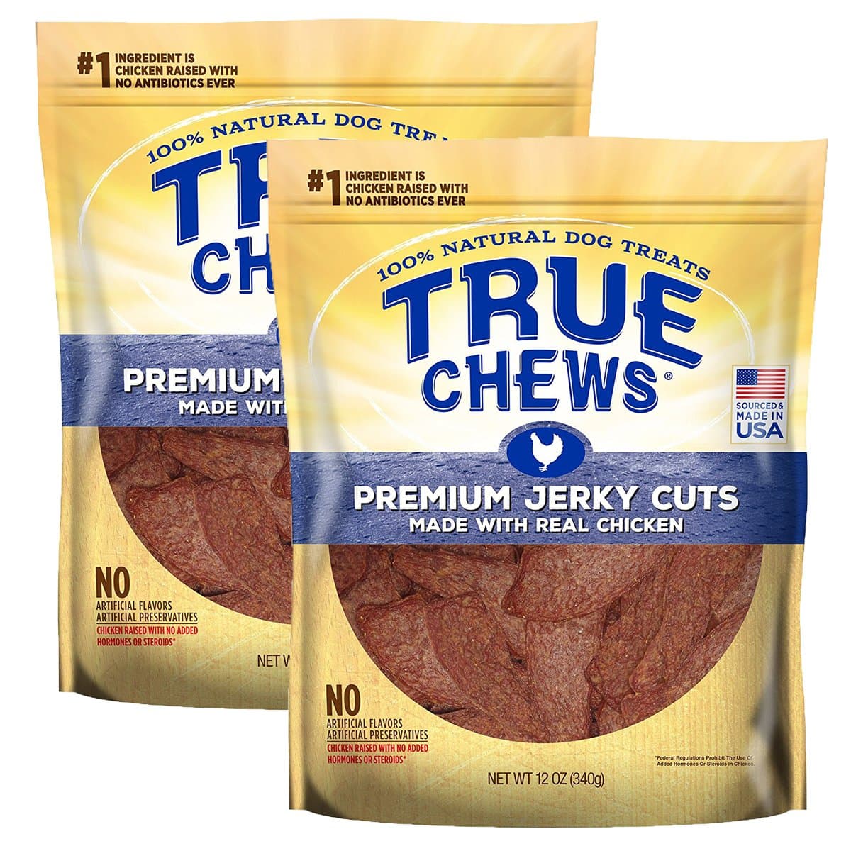 Tyson Pet True Chews. Premium Jerky Cuts Made with Real Chicken (2-Pack).
