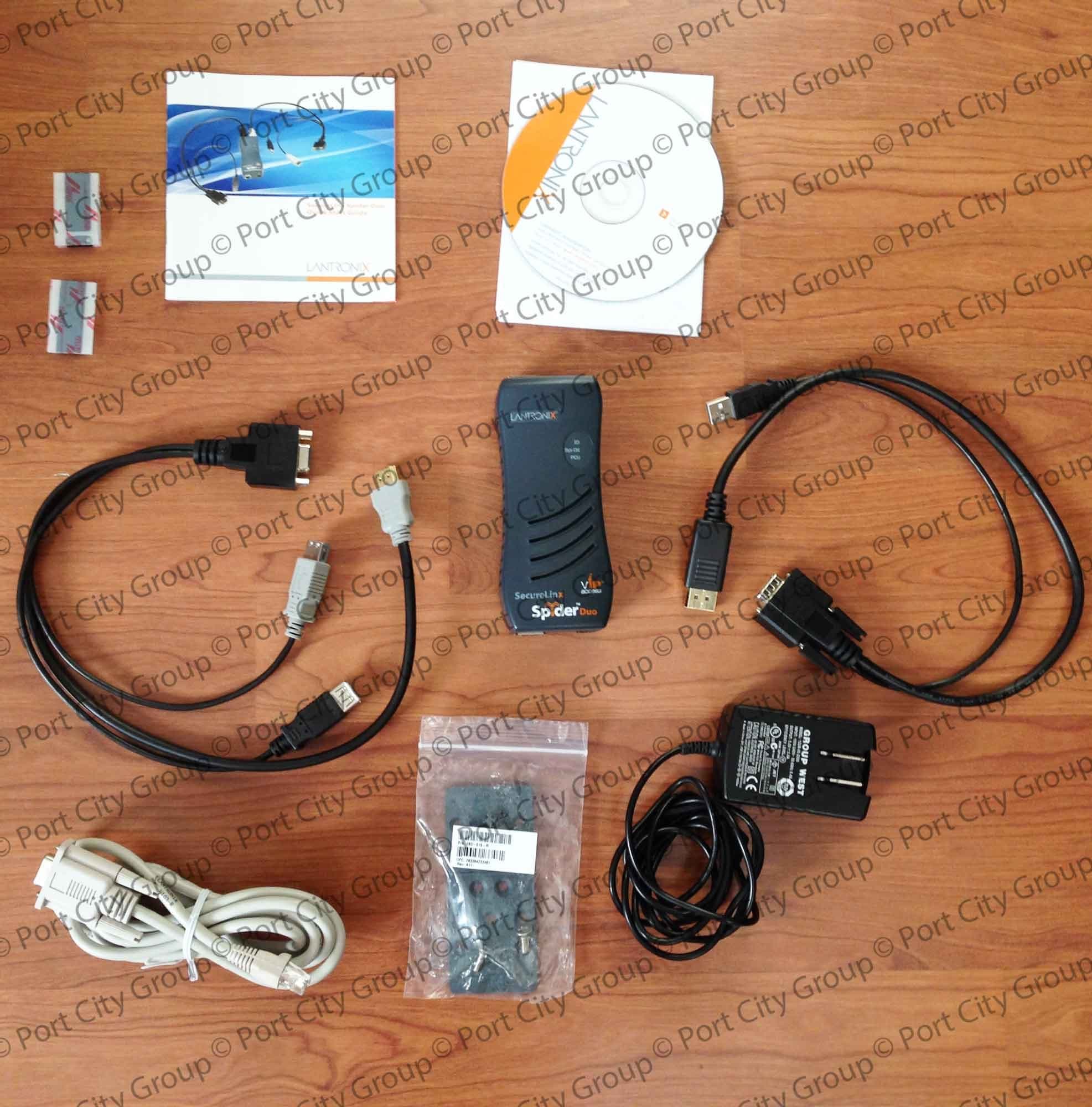 Lantronix SLSLP400USB-01 SecureLinx Spider Compact Remote-KVM with Local Access - KVM/USB extender - USB