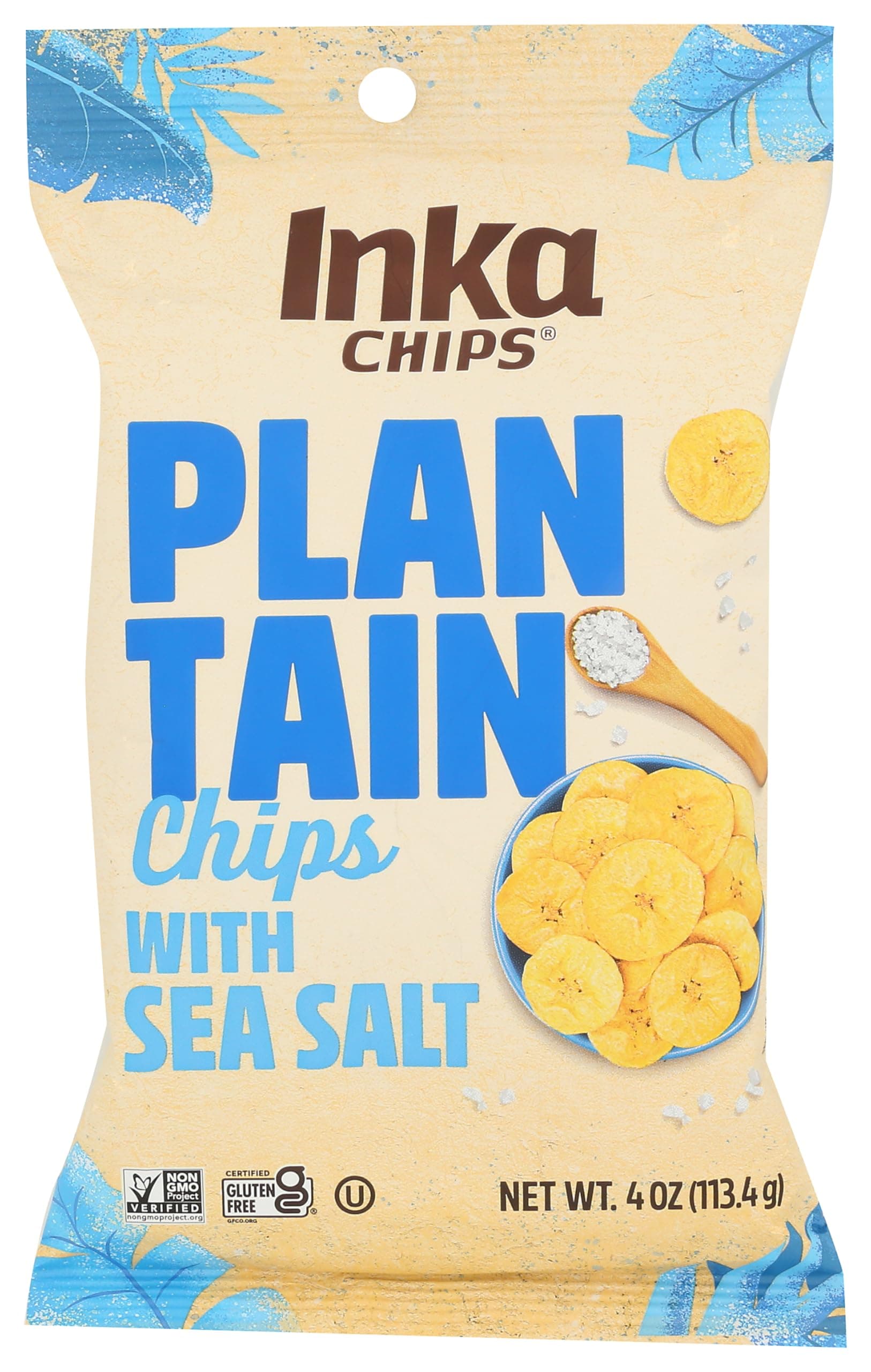 INKA CROPS, PLANTAIN CHIPS,ROASTED 4 OZ