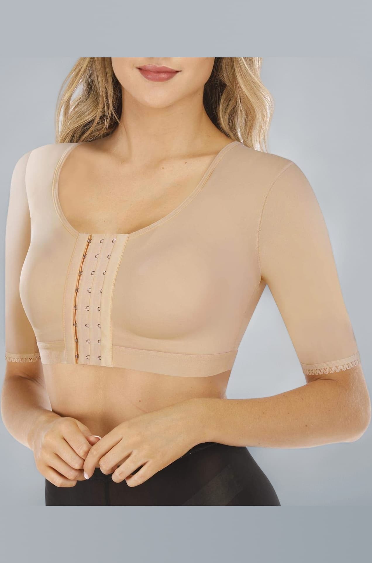 Shaper Tops for Women Arm Compression Post Surgery Front Closure Bra Tank Top Shapewear