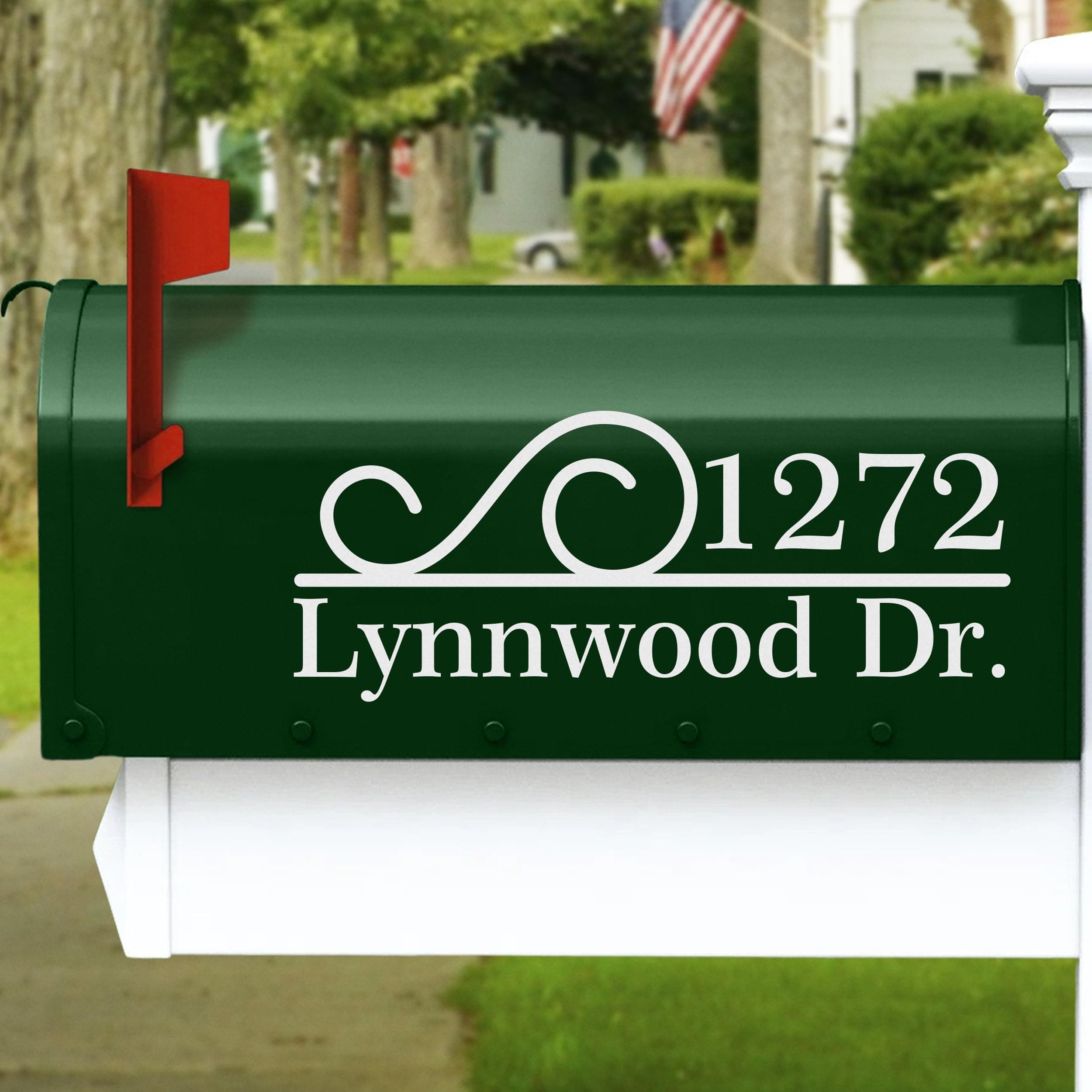Reflective Mailbox Numbers For Outside Personalized Address Decals | Custom Mailbox Number Stickers | Waterproof Vinyl Letters And House Number Decals For Mailboxes And Outdoor Address