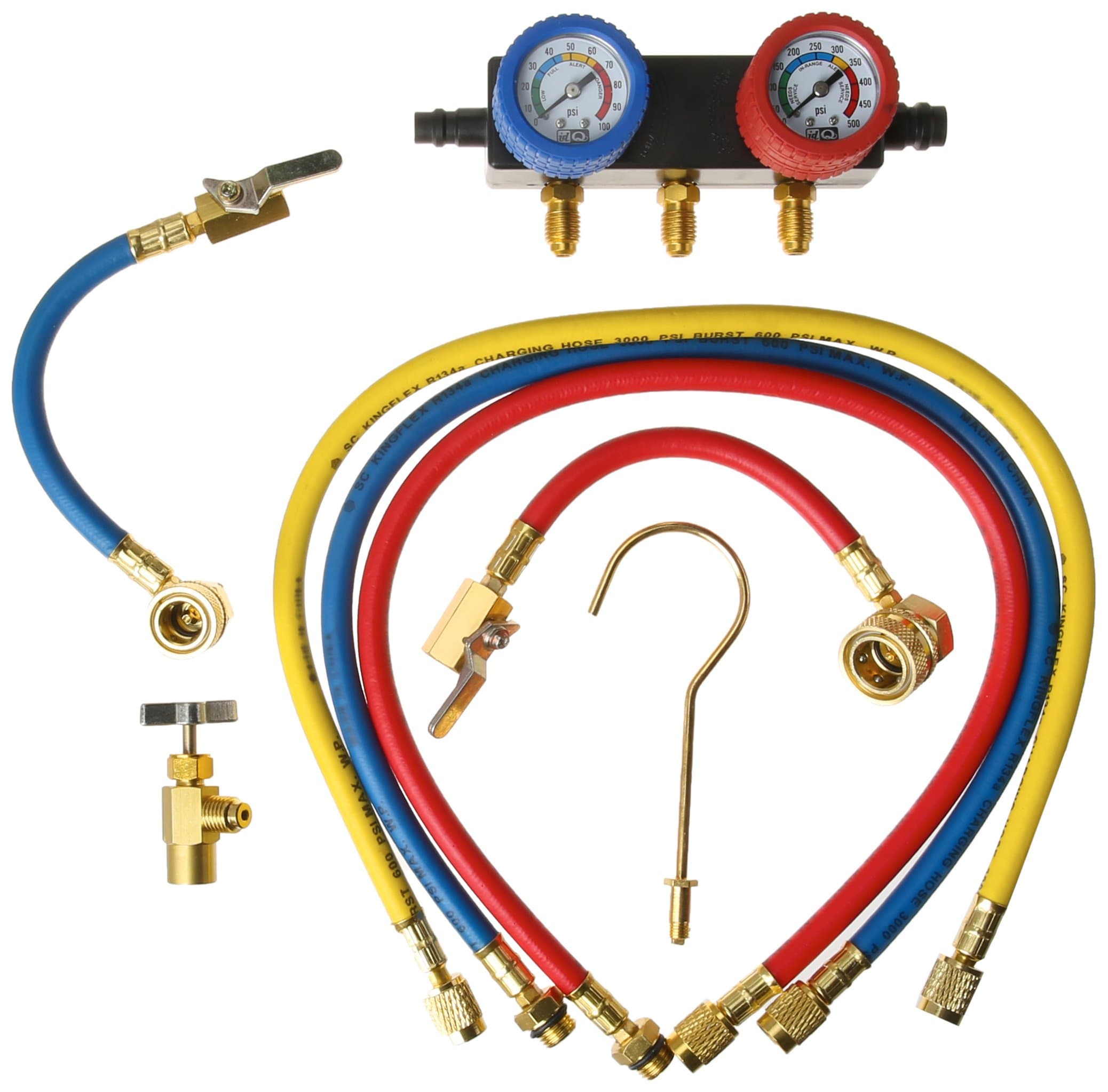 InterDynamics IDQ Manifold Gauge & Hose Set
