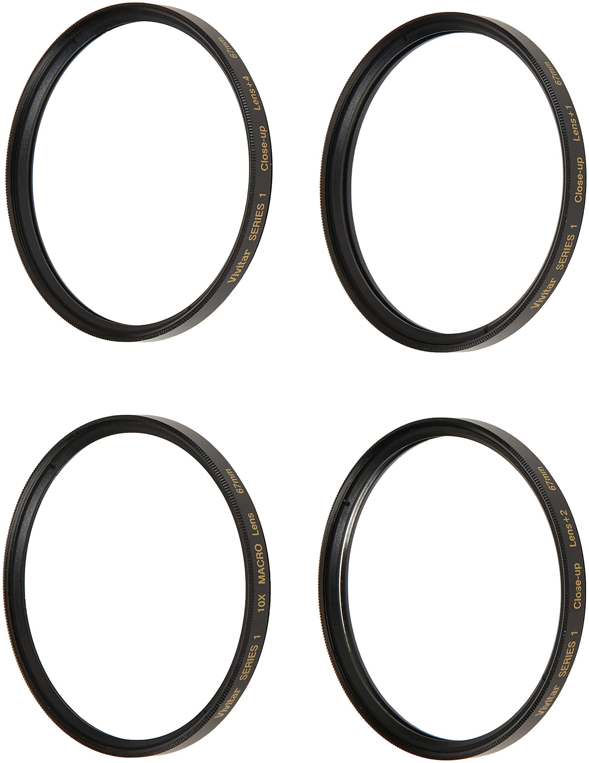Vivitar Series 1 1 2 4 10 Close-Up Macro Filter Set w/Pouch (67mm), Black, 8.2 x 4.4 x 1.2 inches, (VIV-CL-67)