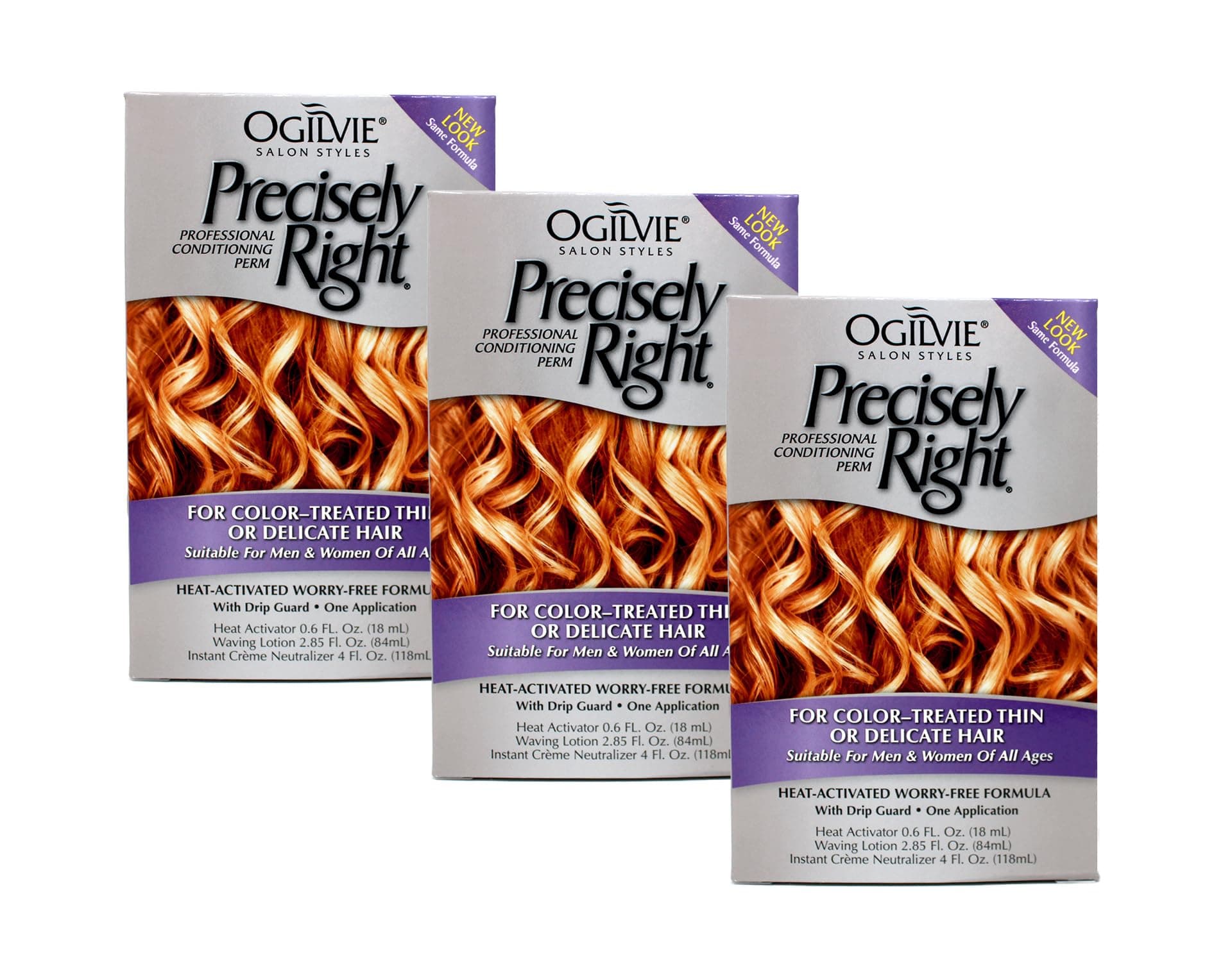 Precisely Right Perm Treatment, Pack of 3