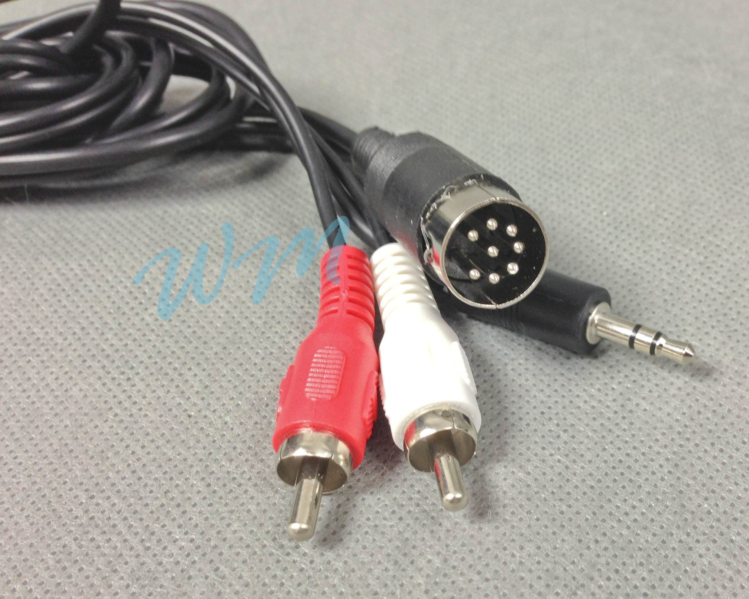 6ft 8 Pin DIN/RCA Receiver/Subwoofer Cable for Select Bose Lifestyle 5(Media Center only), 8, 12 and Acoustimass 9. !!Please Read warnings!!