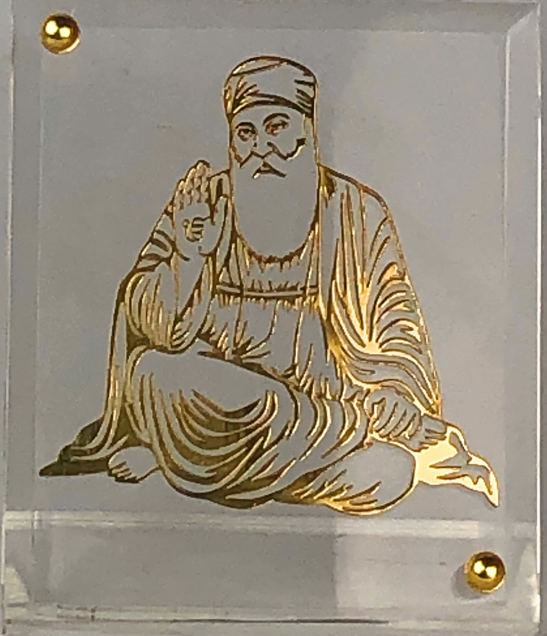 Gold Plated Guru Nanak Ji Frames