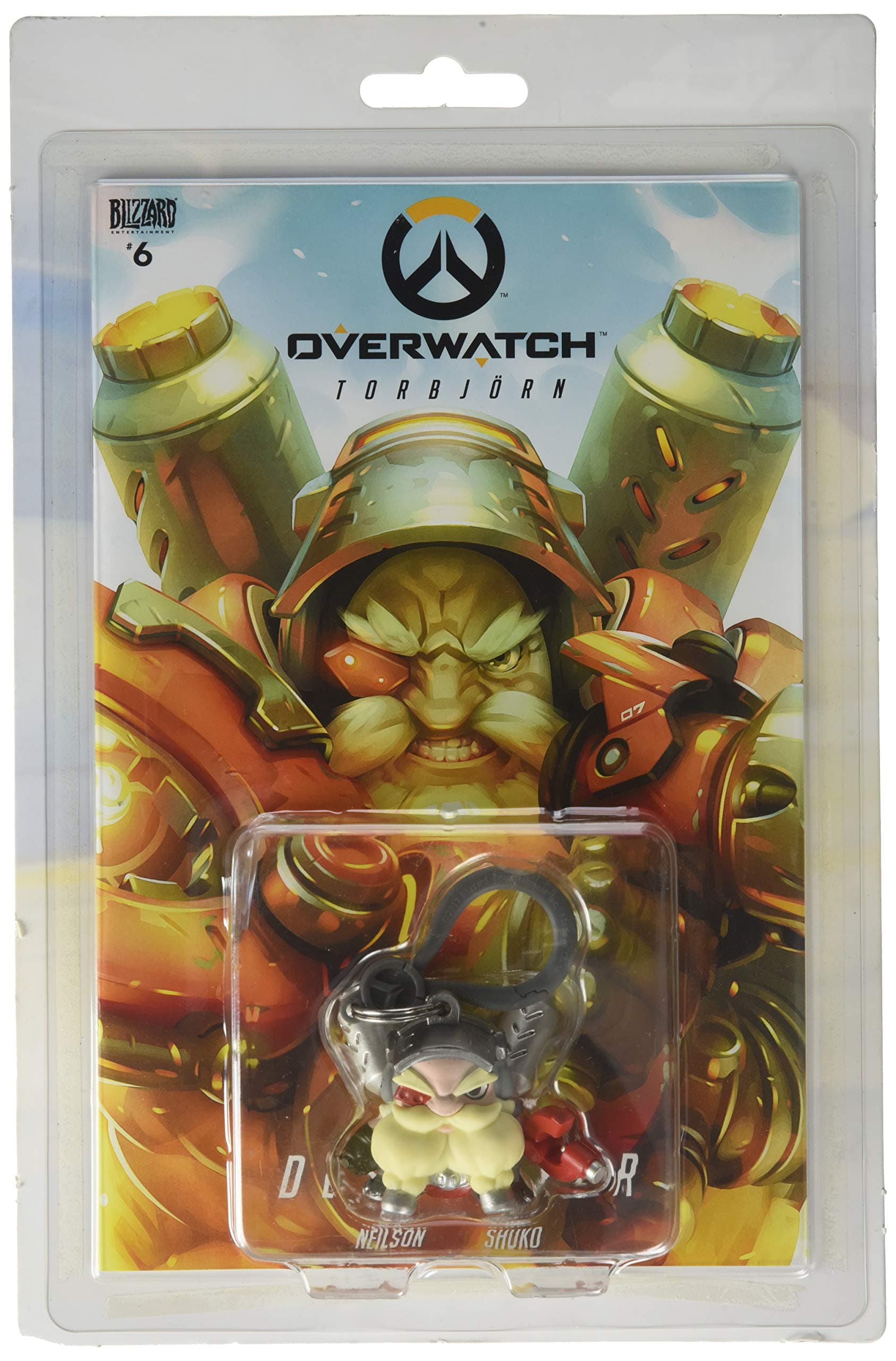 Overwatch Torbjorn Comic Book and Backpack Hanger
