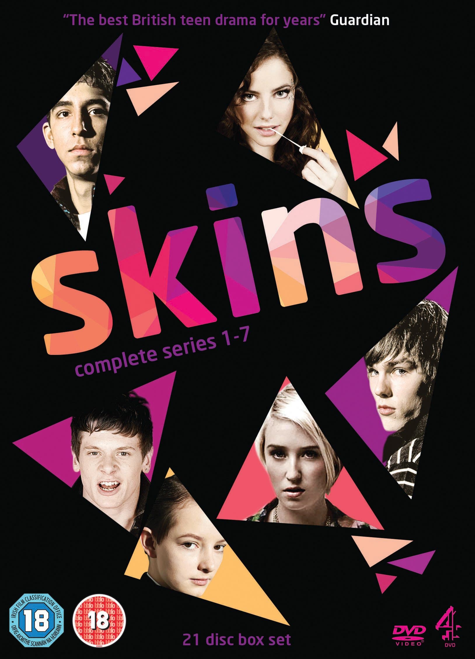 Skins - Complete Series 1-7 [DVD]