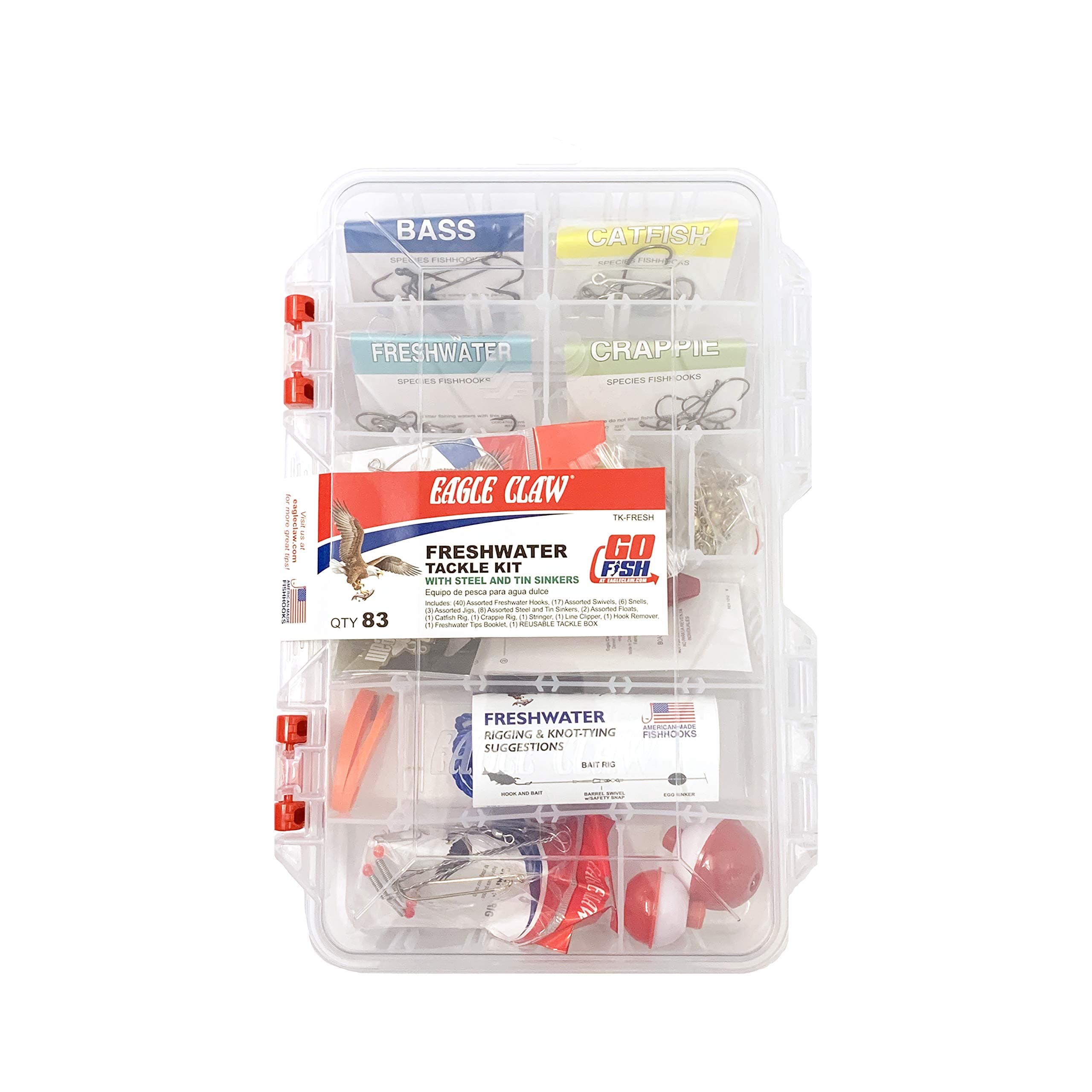 E.C. Fresh Water Tackle Kit, 83 Piece