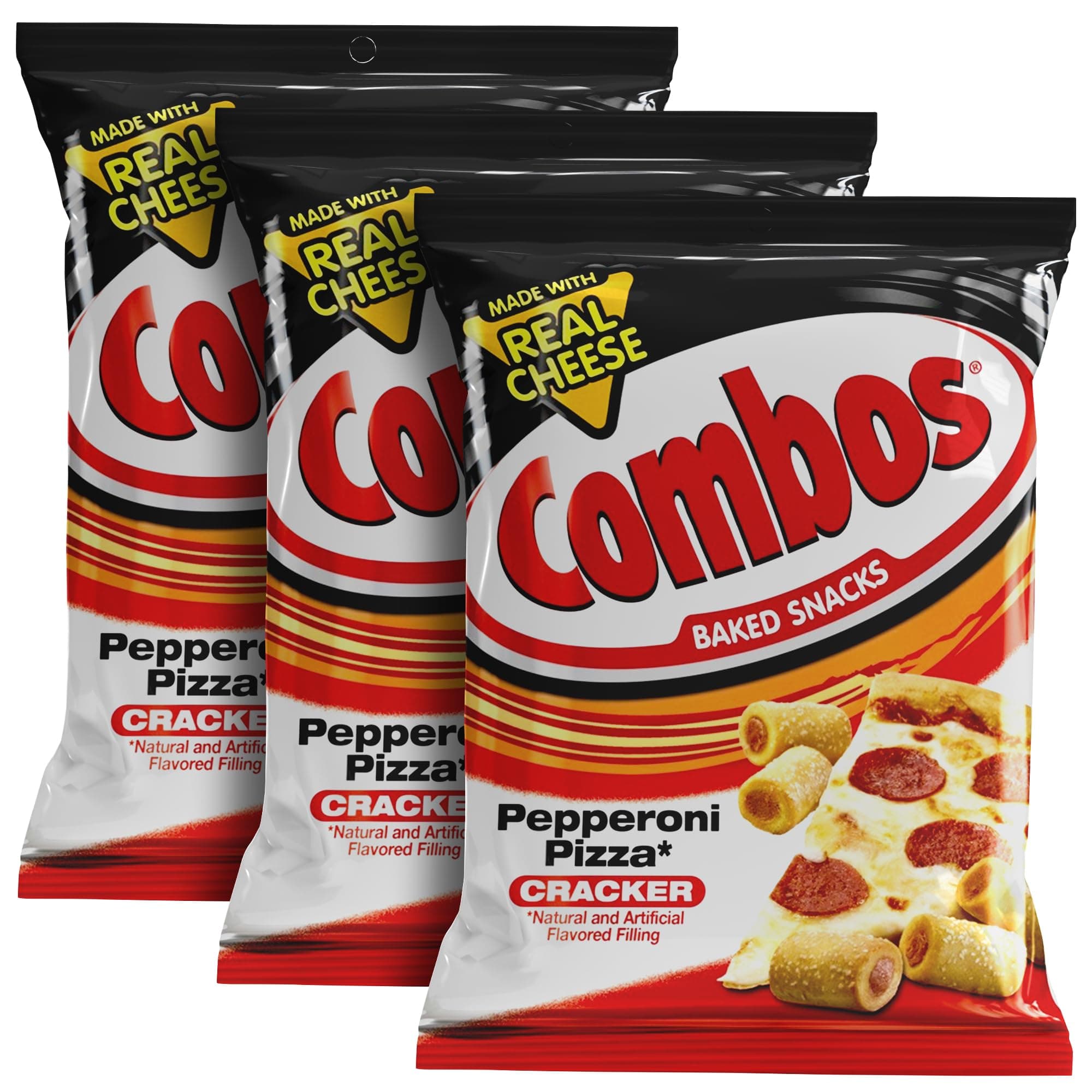 Pepperoni Pizza Cracker Baked Snacks 6.30 Oz