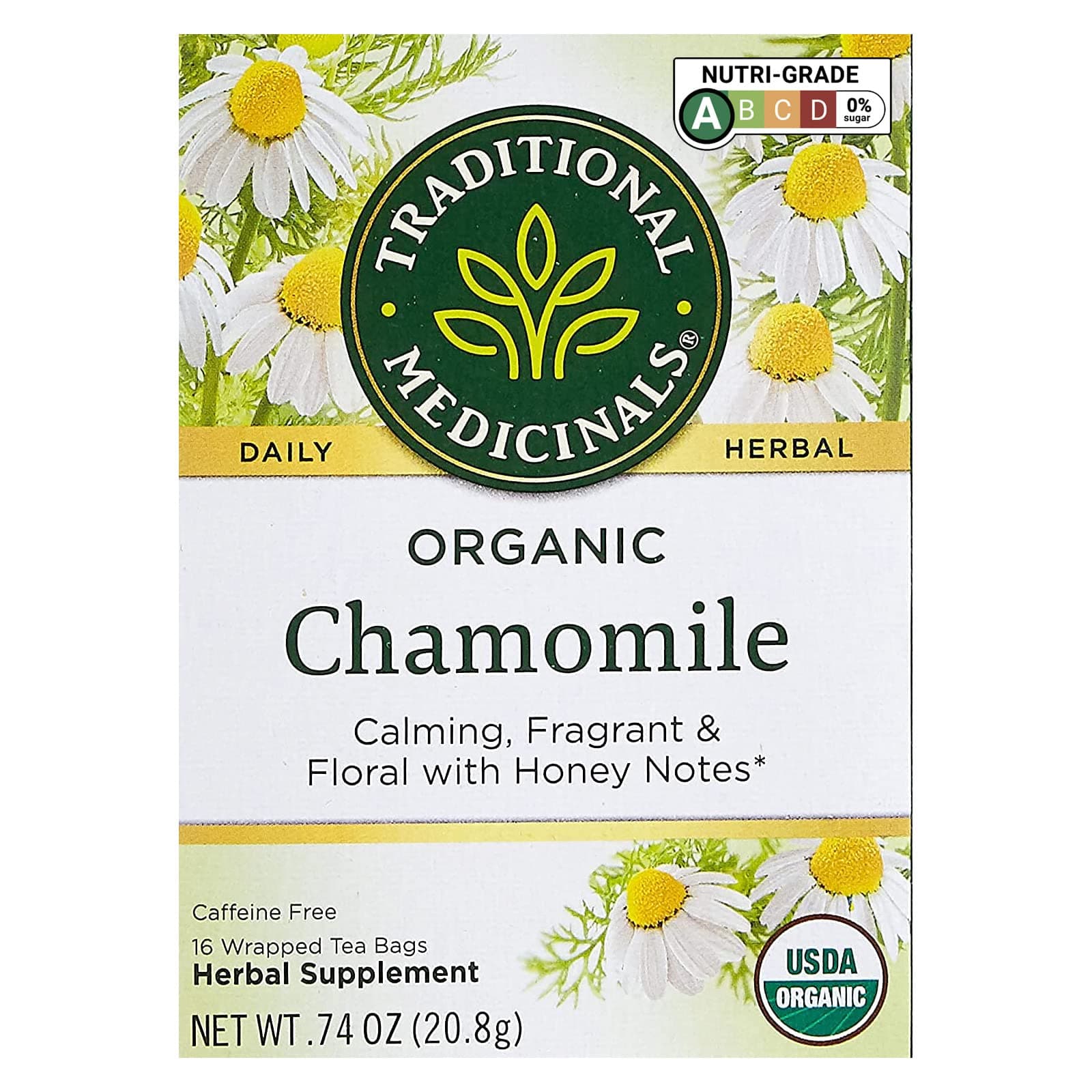 TRADITIONAL MEDICINALS Traditional Medicinal Chamomile, 16 Teabags