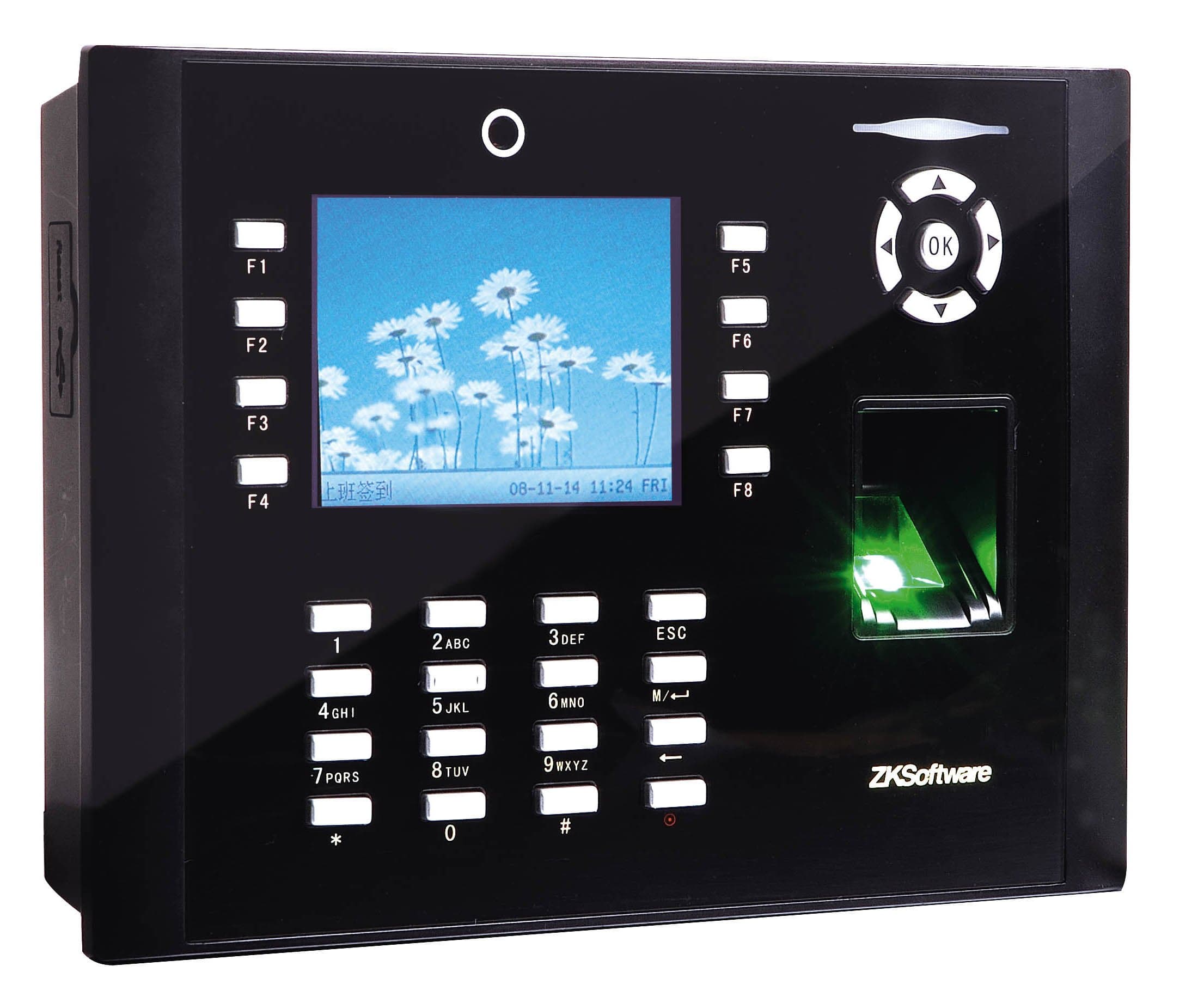iClock-360 is a Time & Attendance and access control terminal with incorporated ZK fingerprint sensor and 3'5 TFT display
