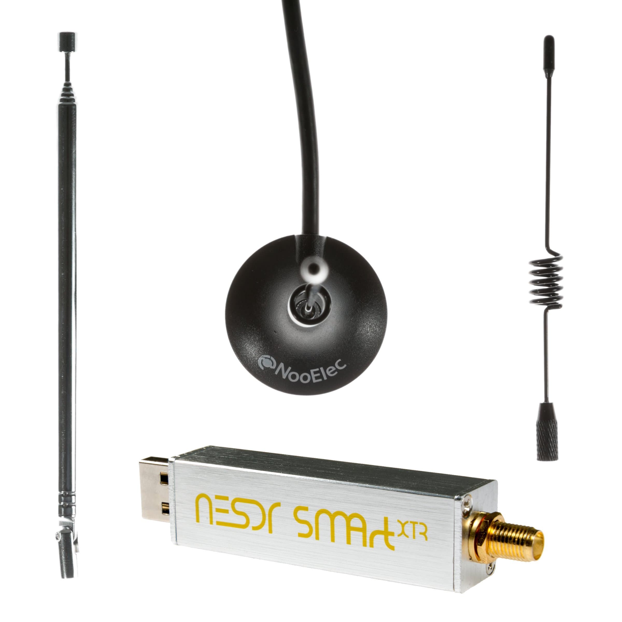 NESDR Smart XTR Bundle - Premium RTL-SDR w/Extended Tuning Range, Aluminum Enclosure, 0.5PPM TCXO, SMA Input