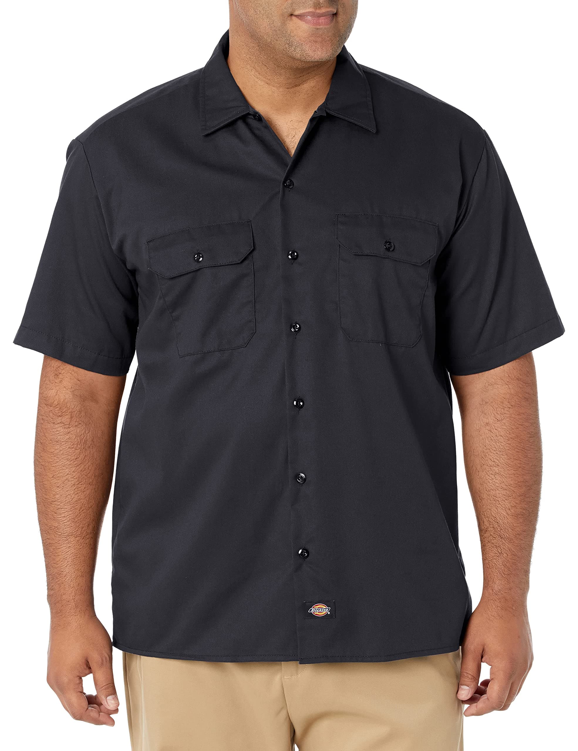 Herren Work Shirt Short Sleeved Freizeithemd