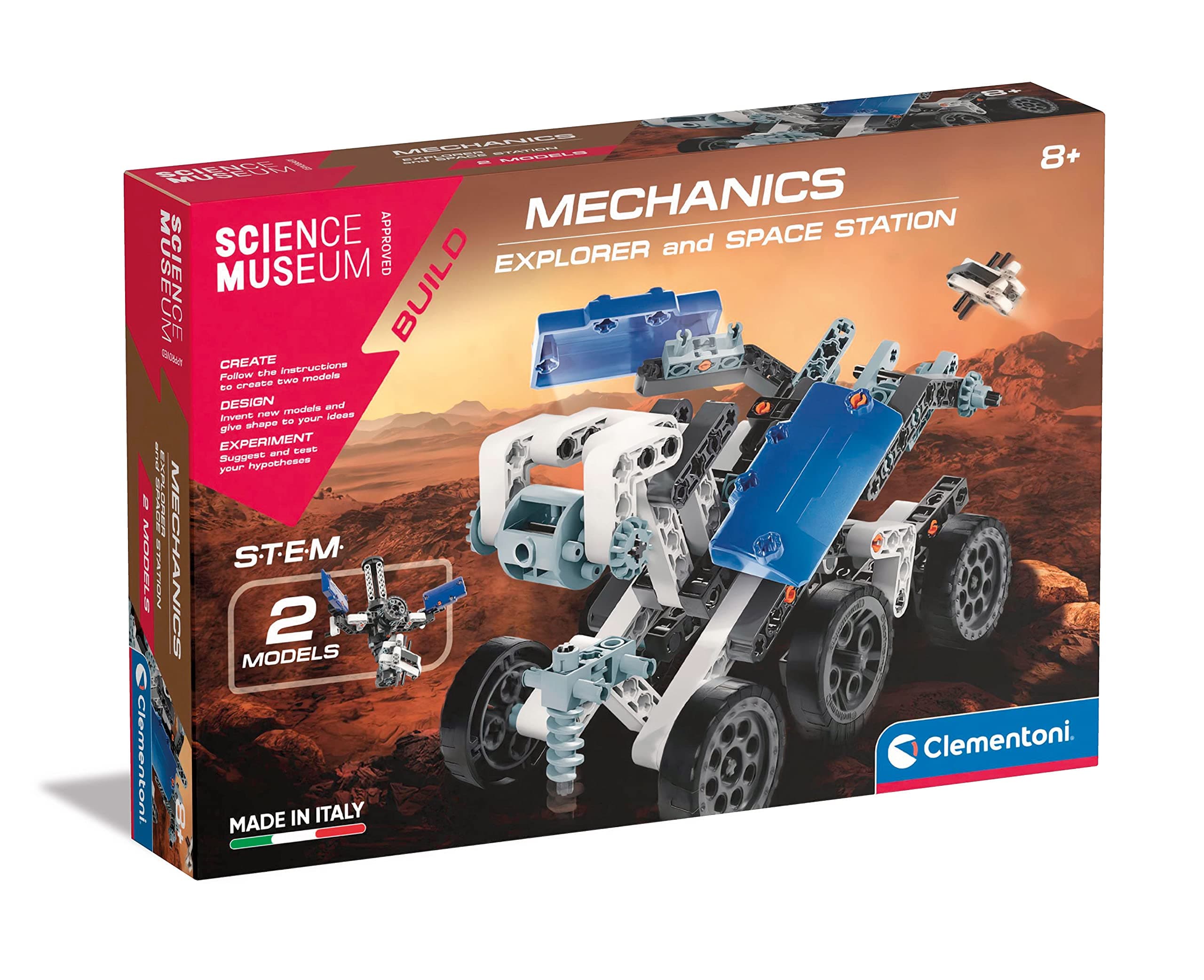 Clementoni 61766 Science Museum Mechanical Lab-Space Explorer, Multi-Colour,4,5 x 27,6 x 18,8