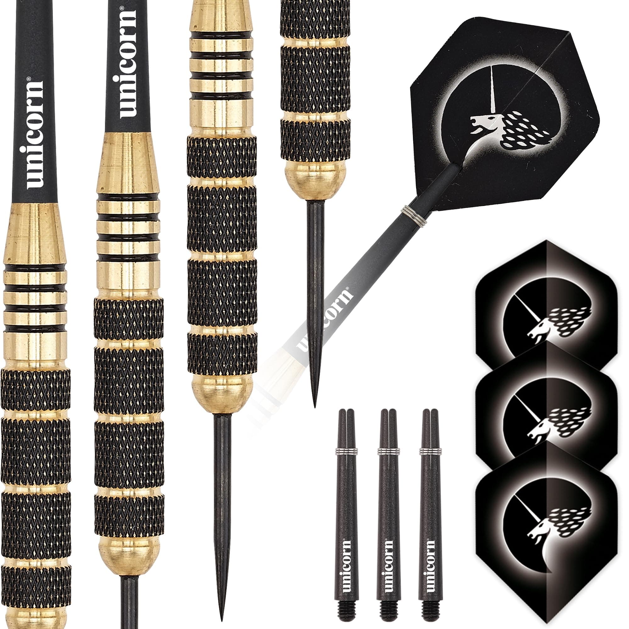 Steel Tip Darts Set | Core Plus | Authentic 100% Brass Barrels