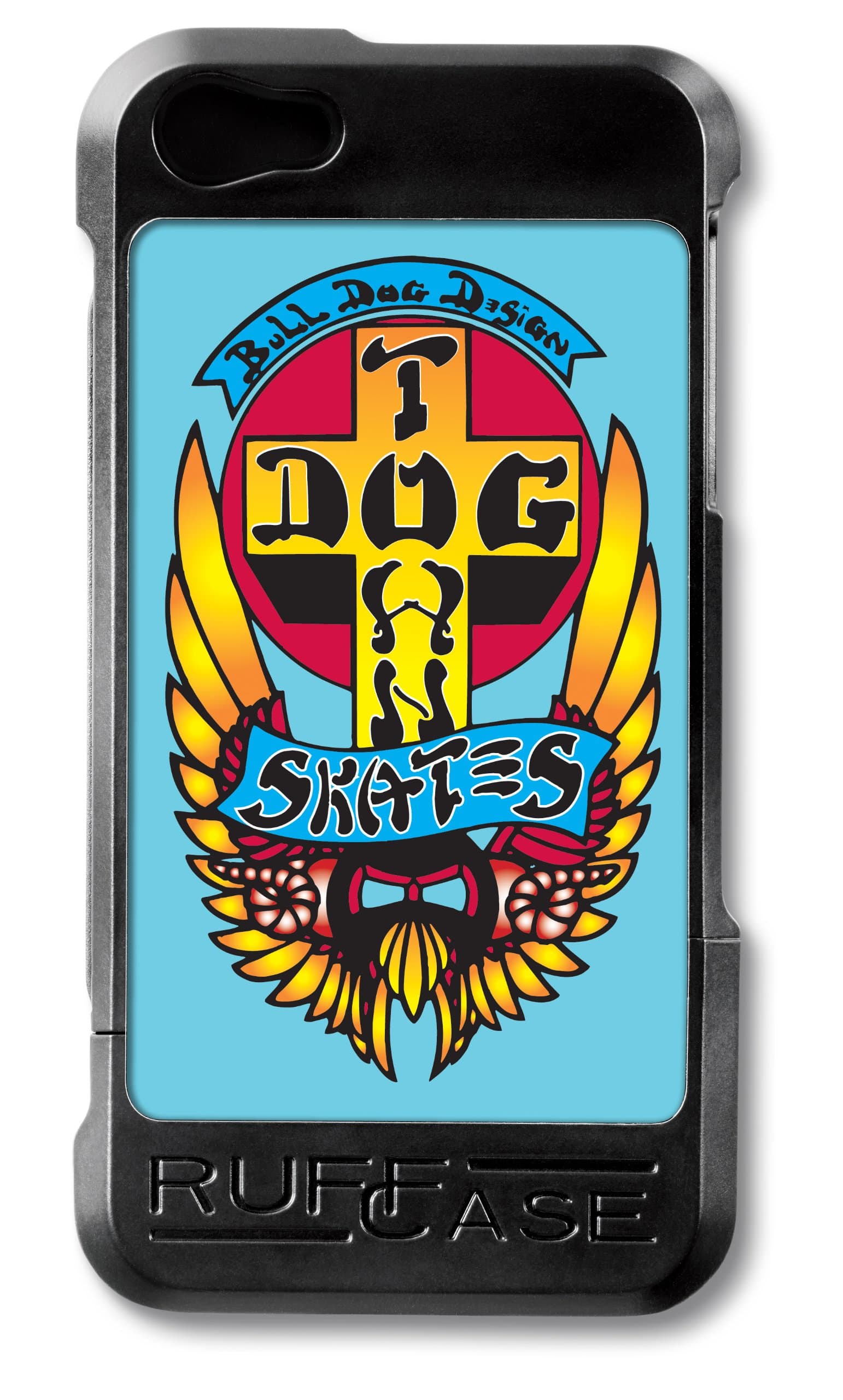 RuffCase CC-IP5-BLK-DT-B RuffCase Combi Case for iPhone 5 - Dogtown Bull Dog - Carrying Case - Retail Packaging - DT Bull Dog