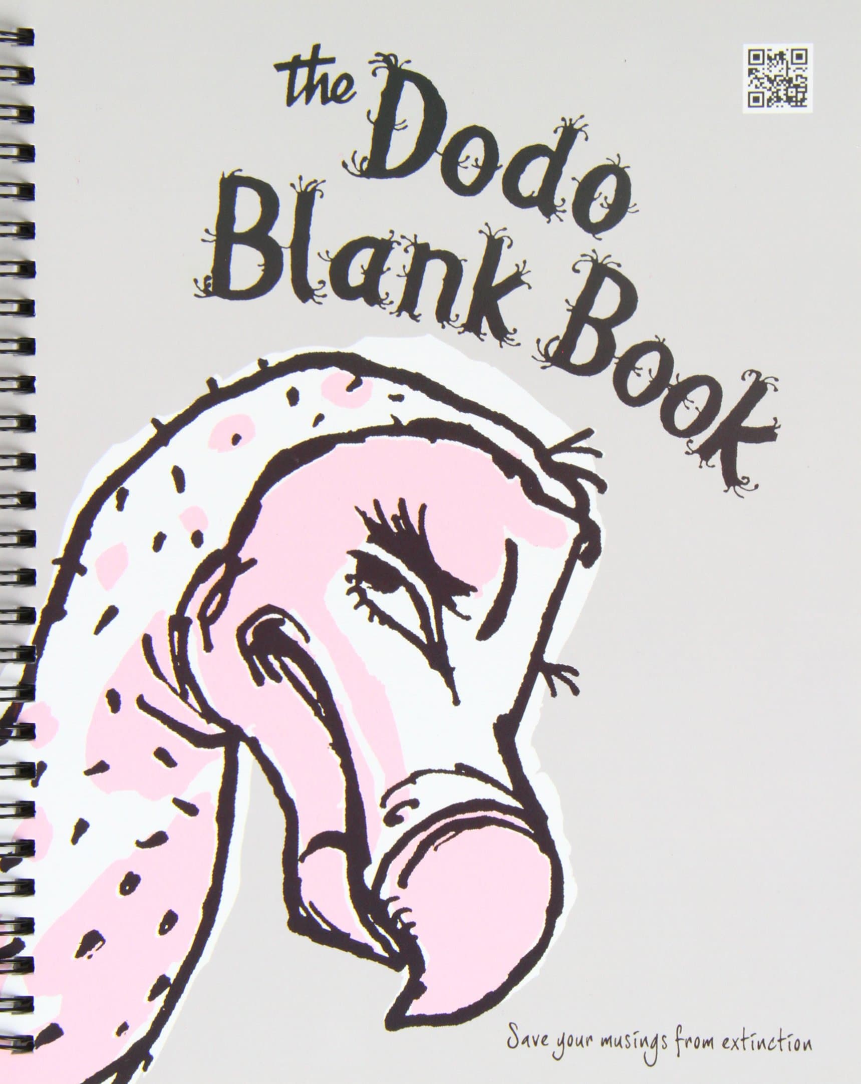 Dodo Blank Book (Dodo Pad): Notebook for artists, doodlers, note-takers made with high quality 100gsm paper suitable for fountain pen. Saving your musings from extinction. Spiral-bound – 1 July 2004