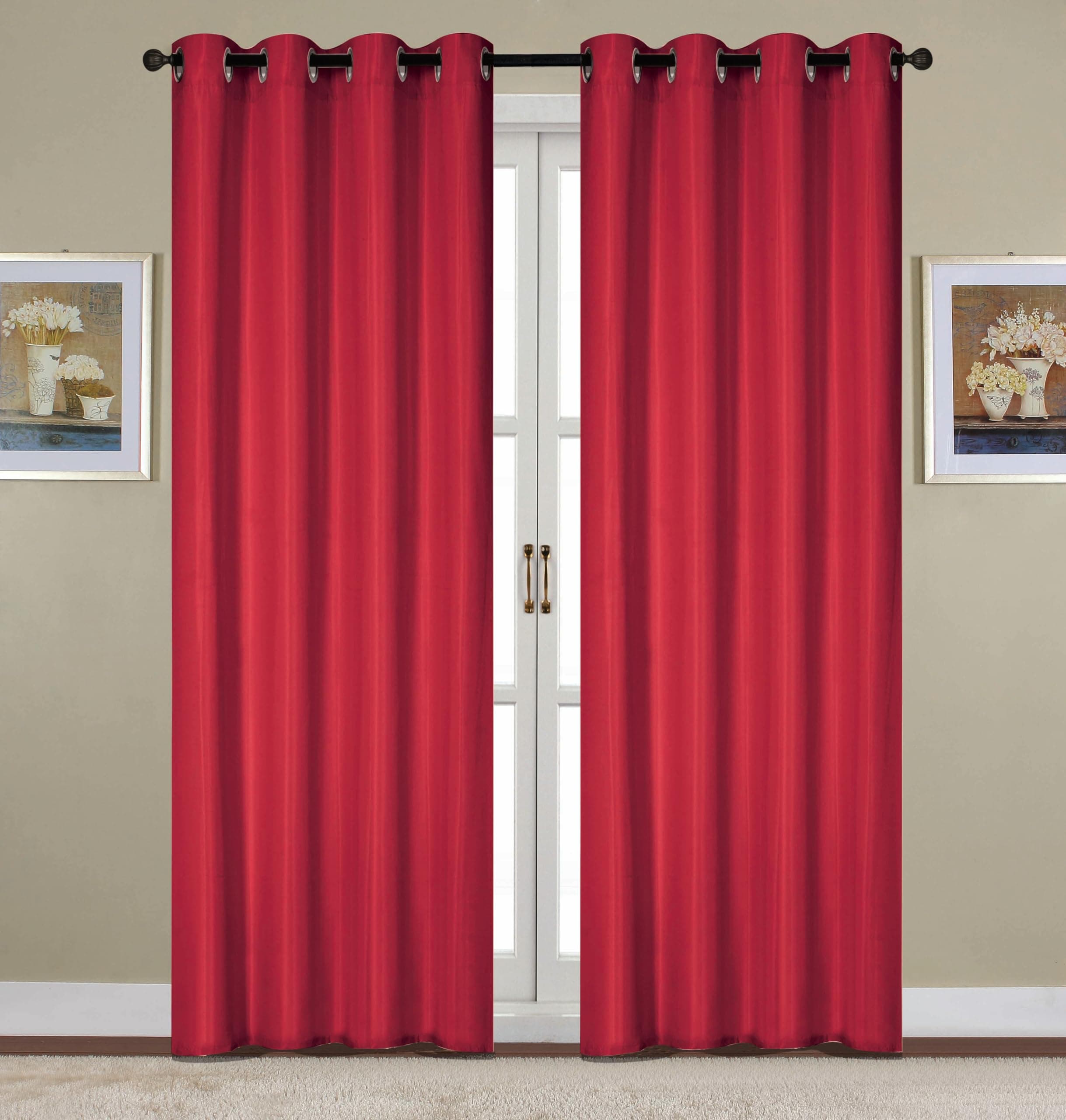 RT Designers CollectionKennedy Grommet Panel 90" Red