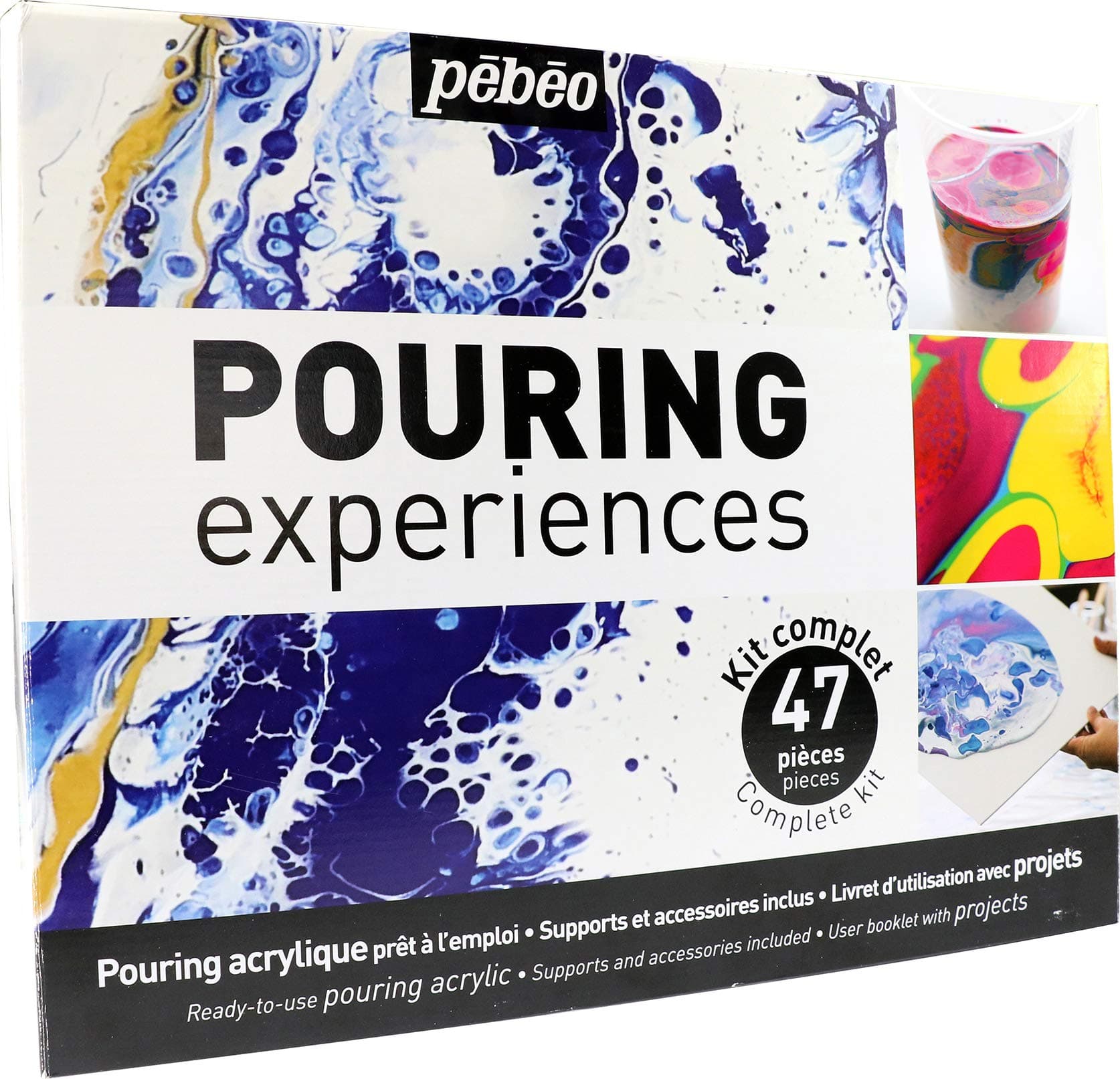 PEBEO47 Pieces, Mixed Pouring KIT, 4 Count