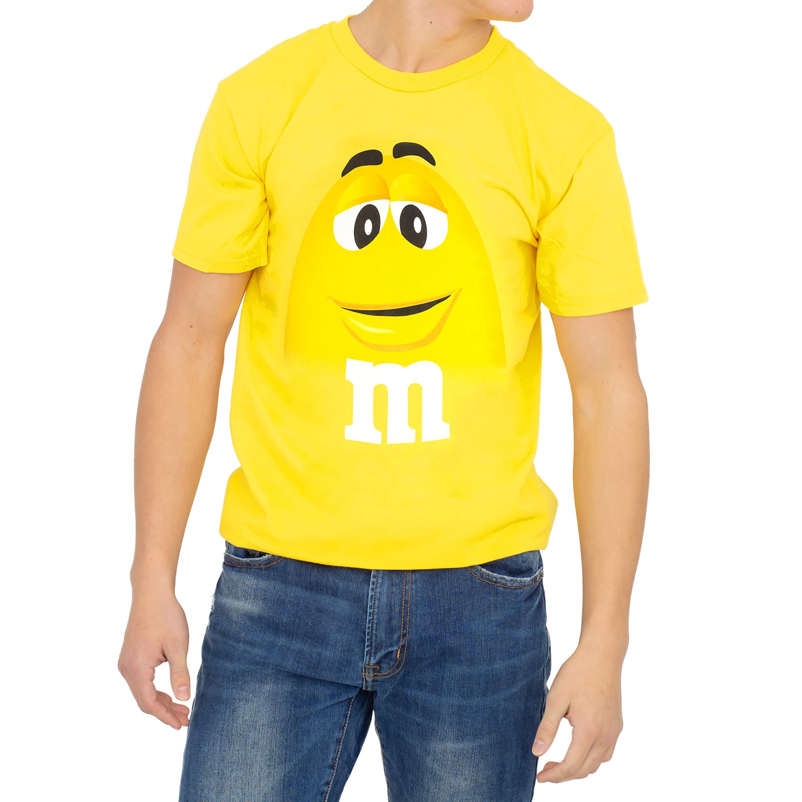 M&M M&M's Candy Silly Character Face T-Shirt Tee