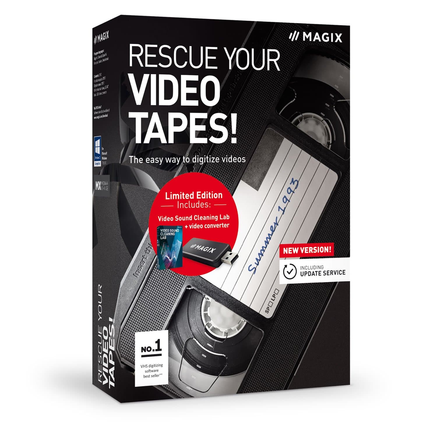Rescue your Videotapes! - Version 9 - Digitizing Video Cassettes Made Easy (PC)