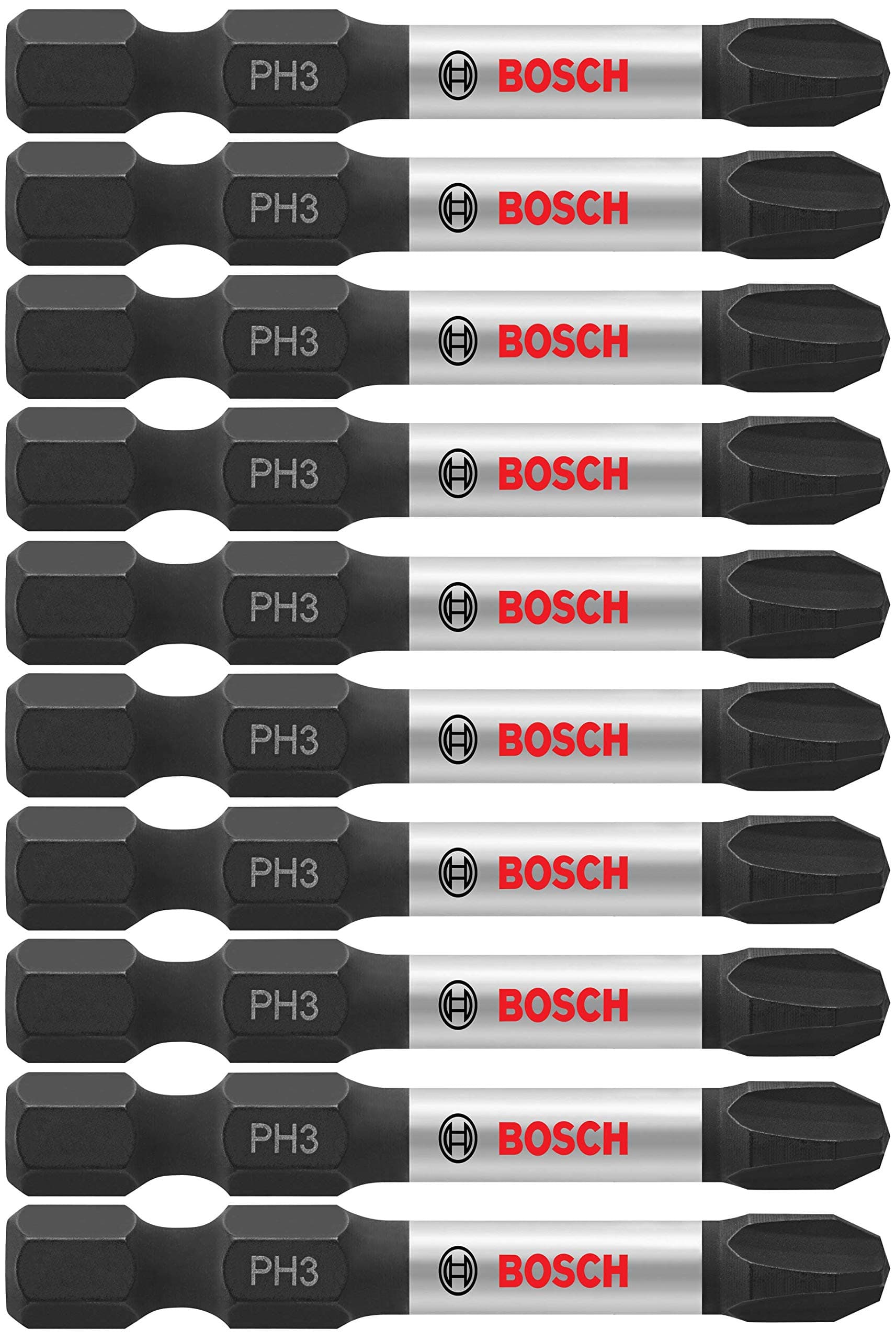 Bosch ITPH32B Impact Tough 2 in. Phillips #3 Power Bits