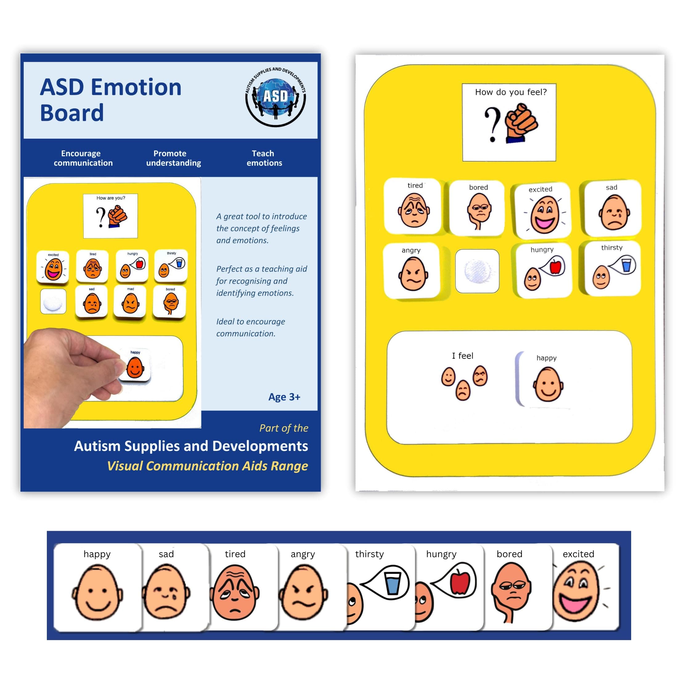 “How do You Feel?” Emotion Chart –Nonverbal Communication Cards –Visual Schedule Kids –Special Education Classroom Must Have –Autism Learning Material