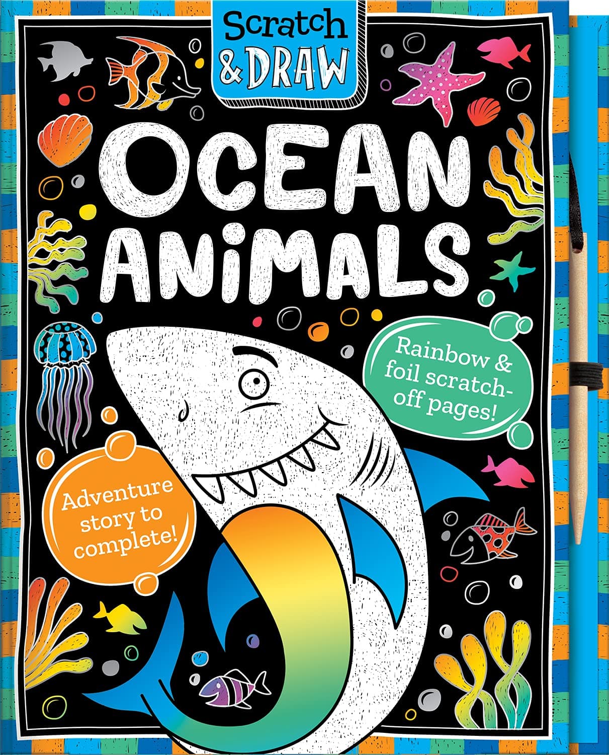 Scratch & Draw Ocean Animals - Scratch Art Activity Book (Scratch and Draw)