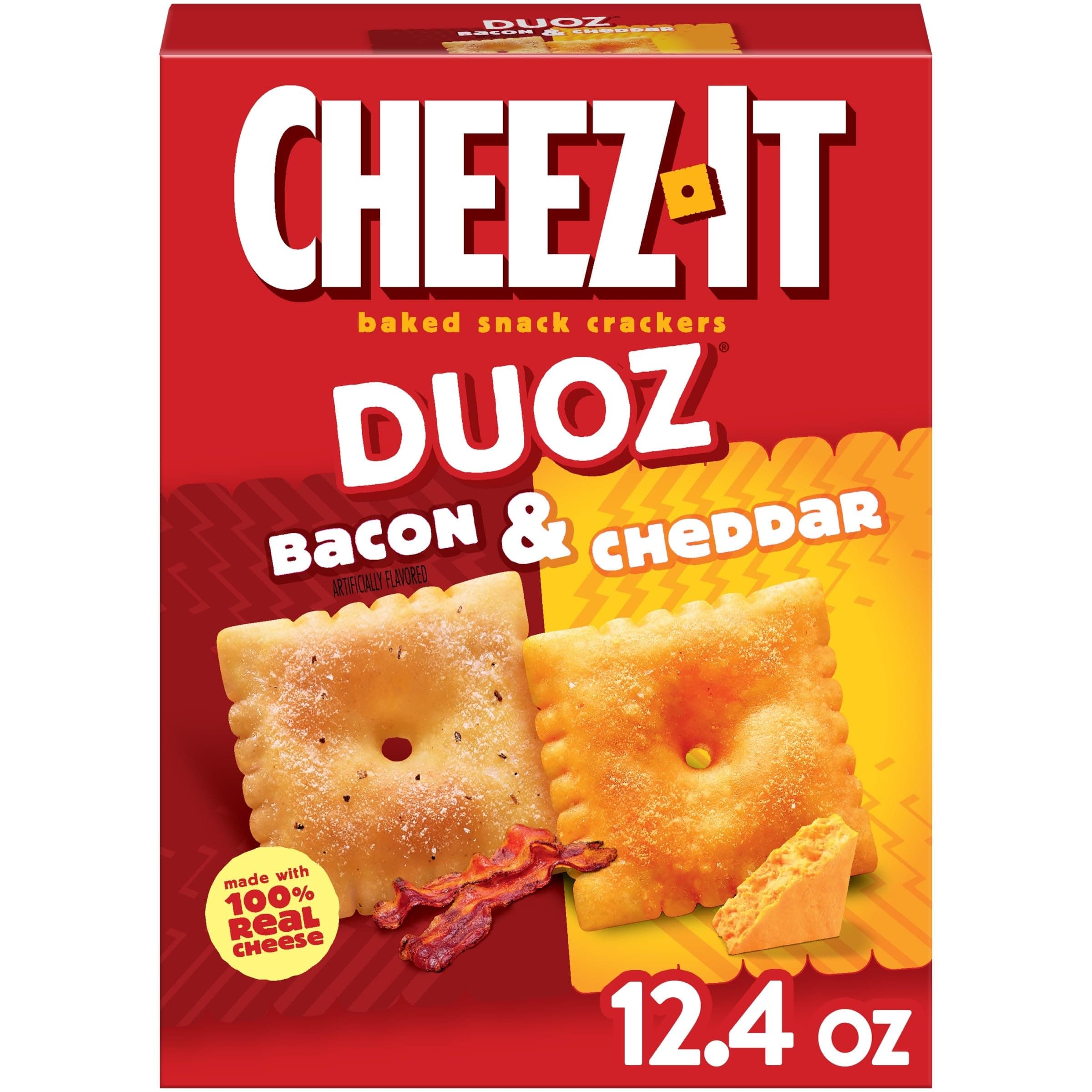 CHEEZ IT DUOZ ( Bacon & Cheddar ) 12.4 oz