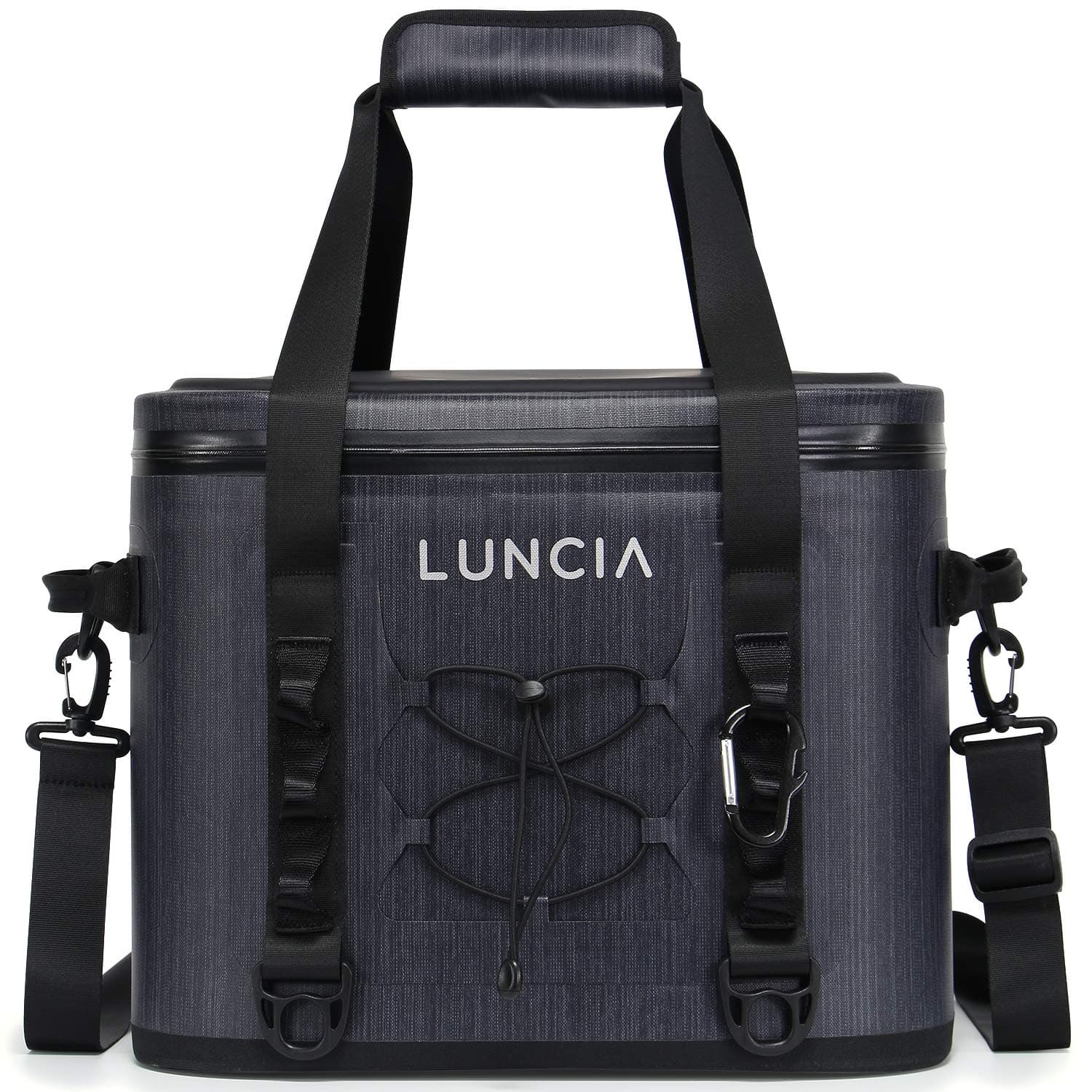 LUNCIA Soft Cooler 30 Cans Leak-Proof Soft Pack Cooler Bag Waterproof Insulated Soft Sided Cooler for Picnic Hiking Camping Beach