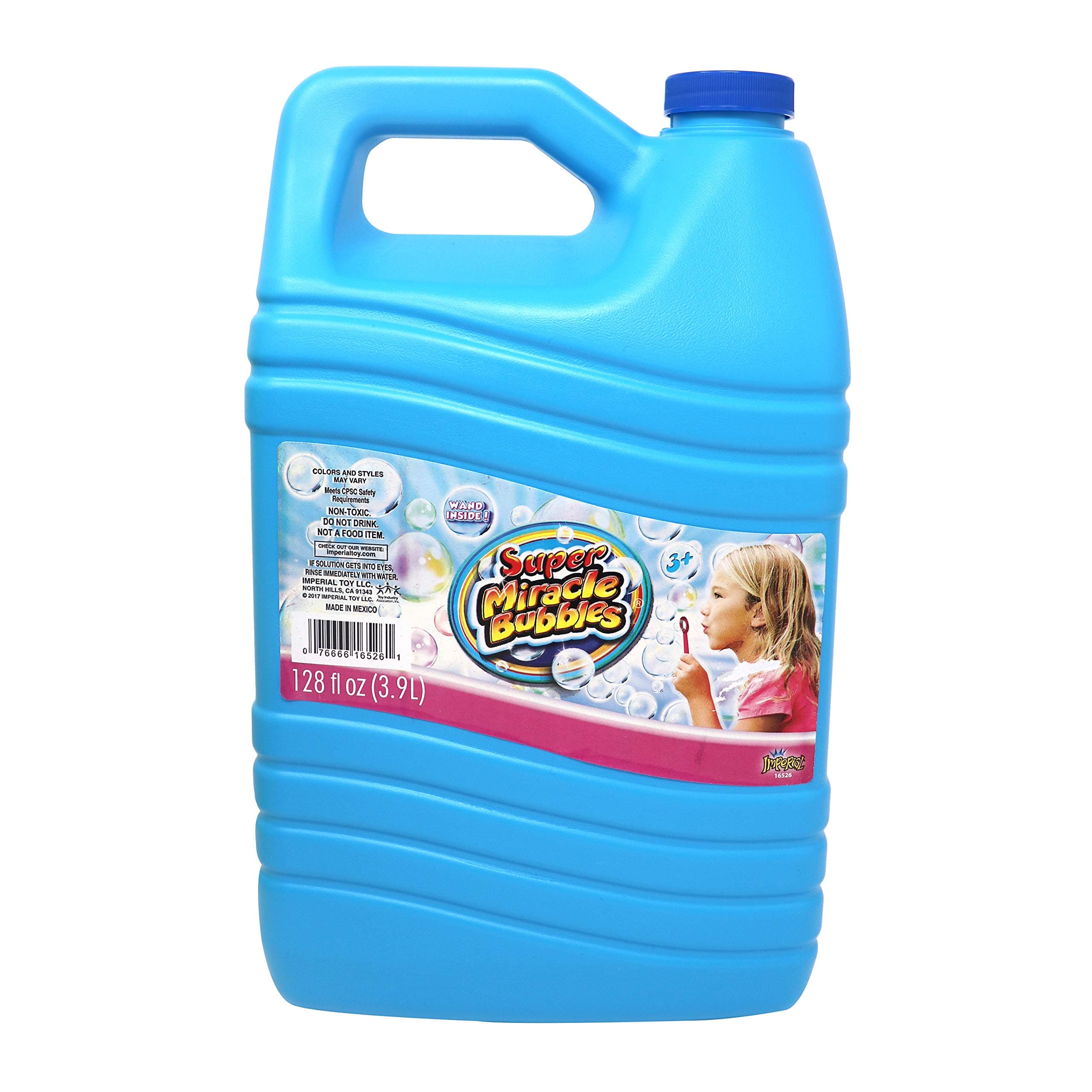 Imperial Miracle Bubbles Bubble Solution, 128Oz, Colors may vary