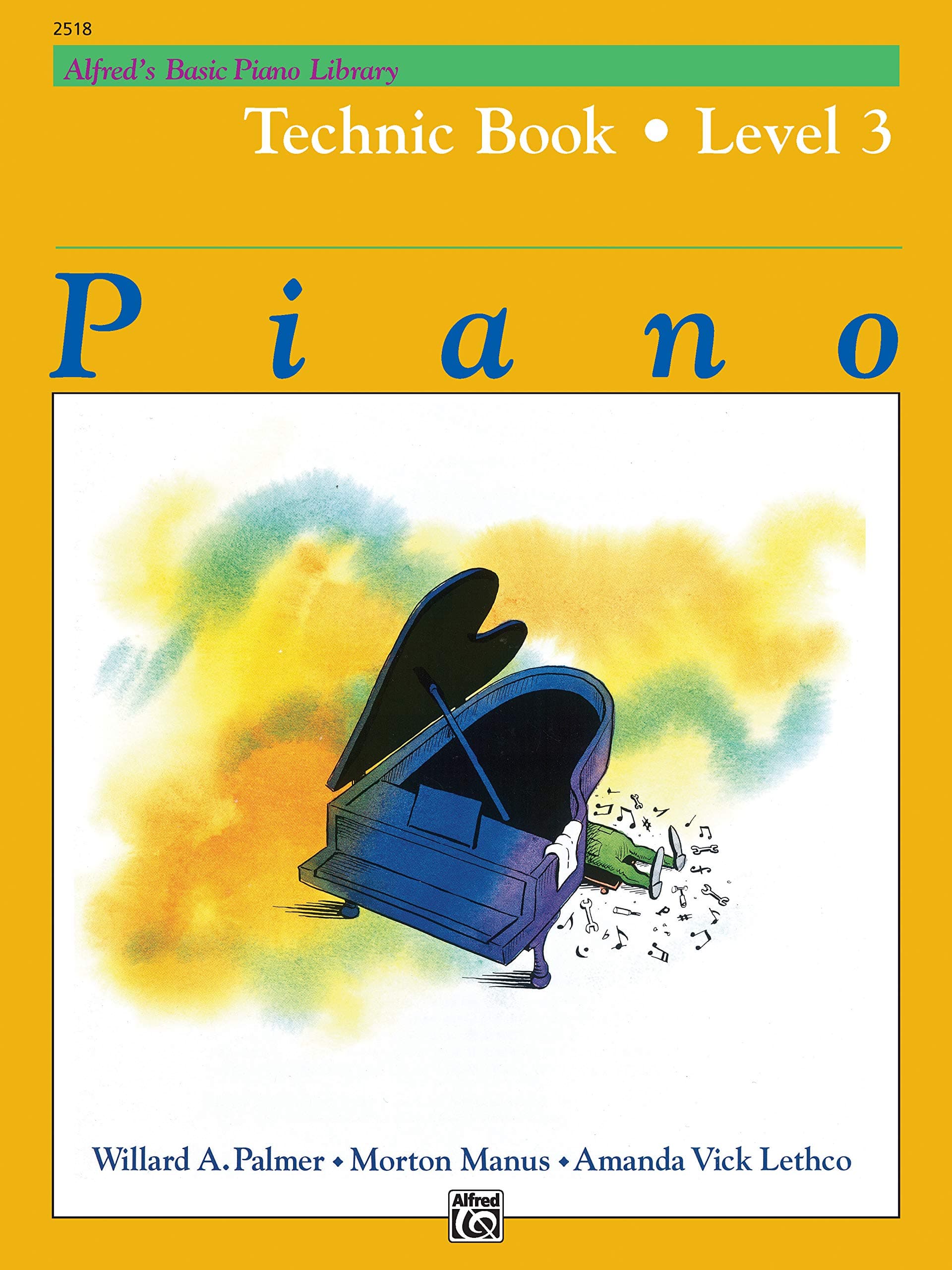 Alfred's Basic Piano Library Technic, Bk 3 Paperback – 9 Jan. 1985