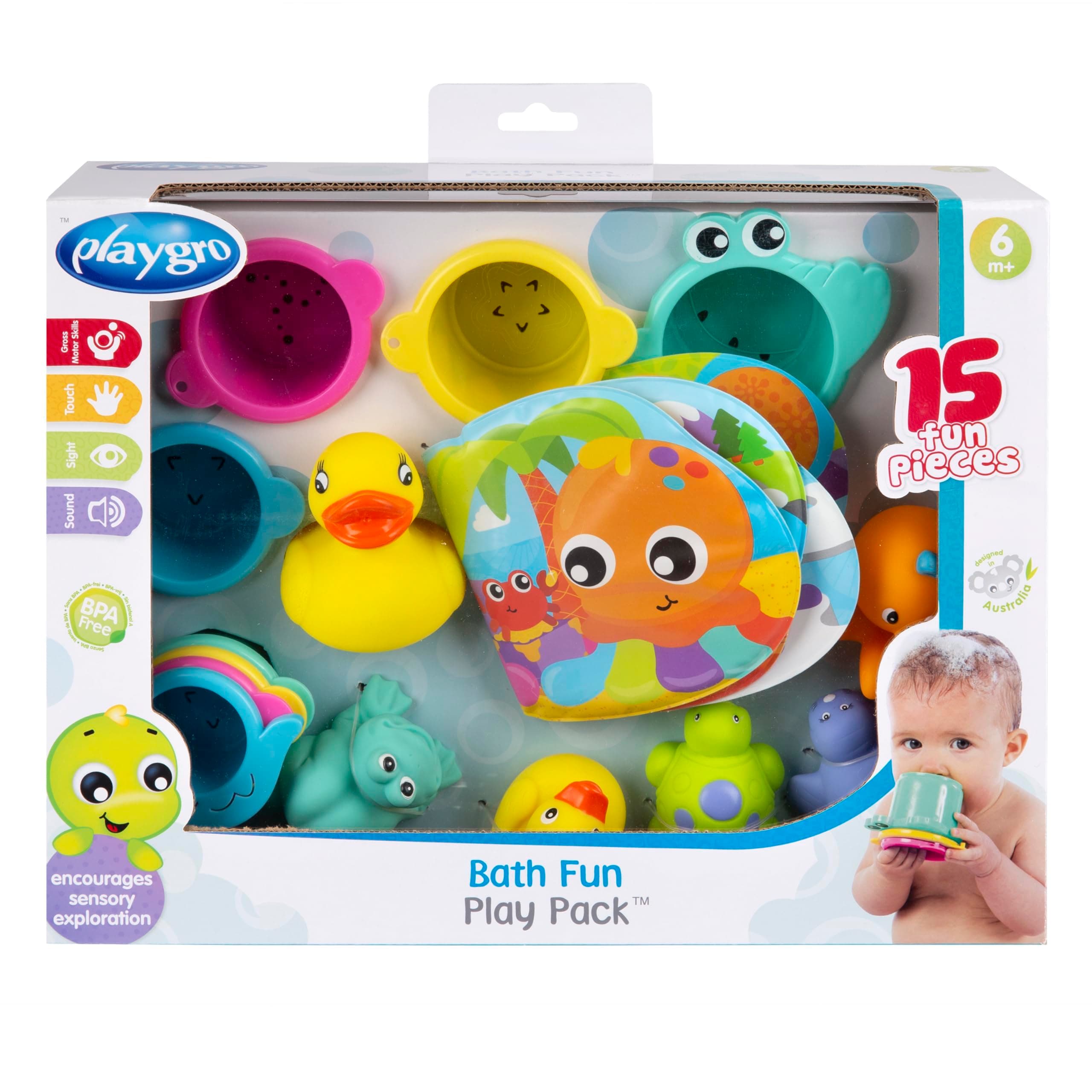 PlaygroBath Toy Gift Set 15 pcs.