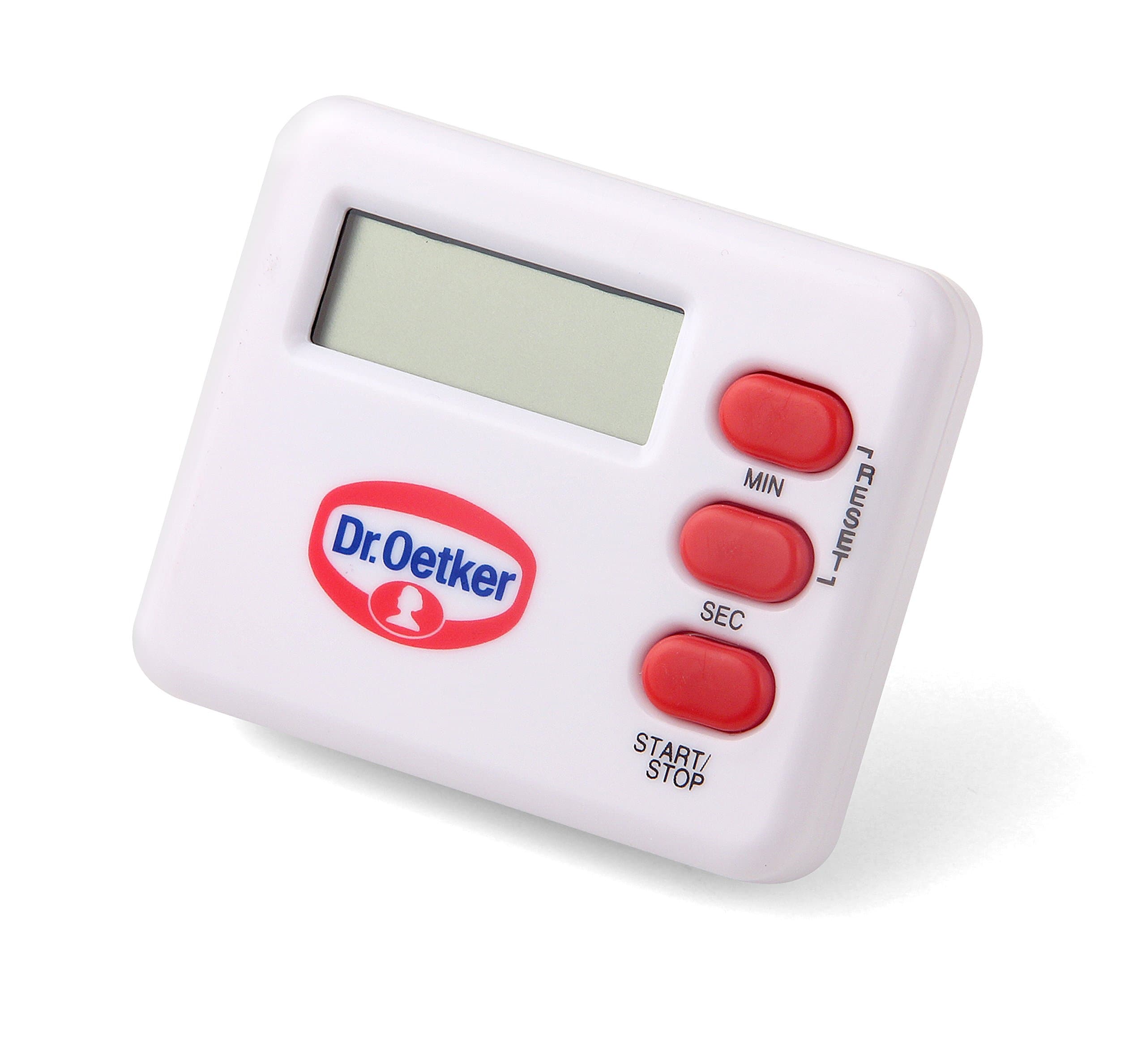 Dr. Oetker Digital Kitchen Timer Classic 5x6 cm in White, 5 x 6 x 3 cm