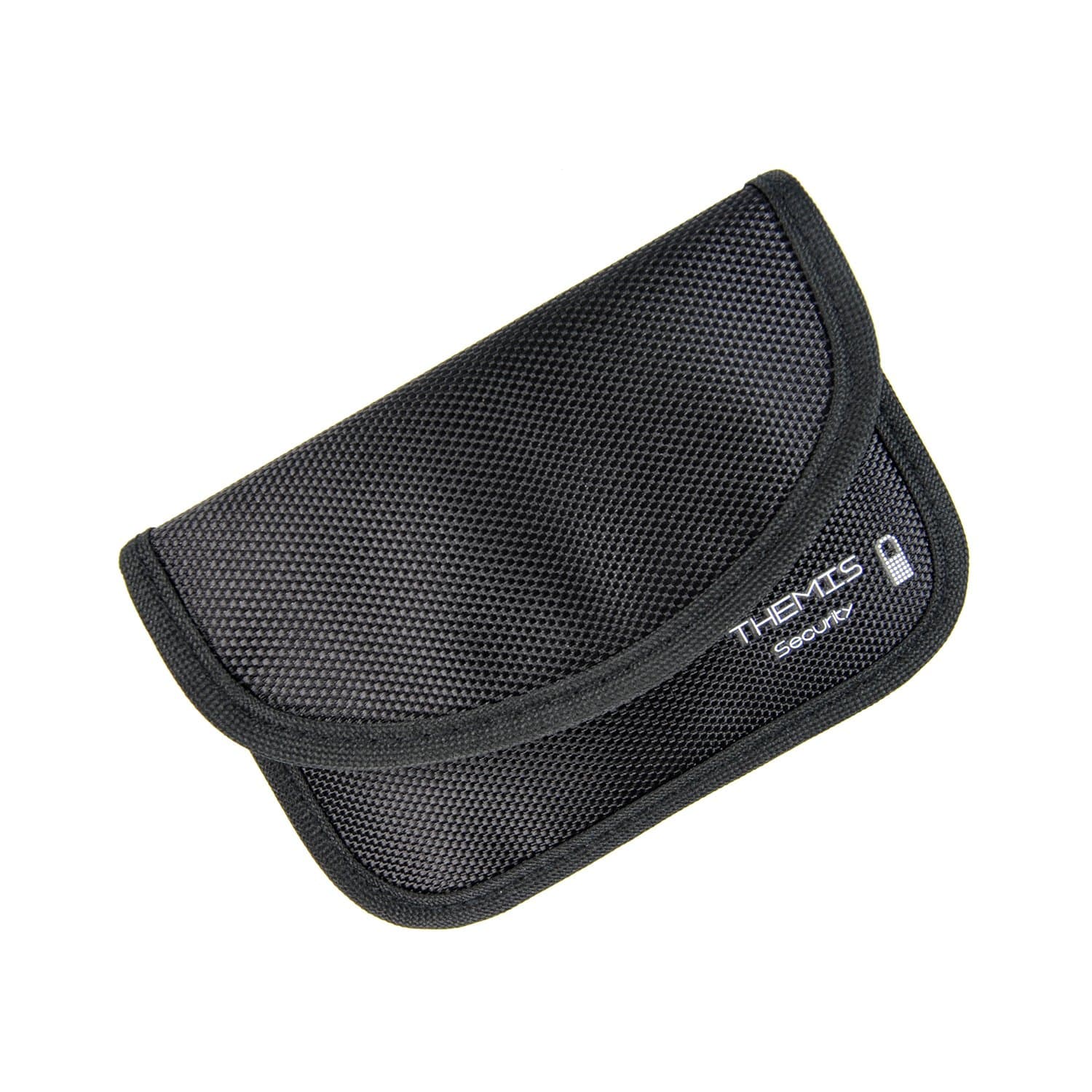 Black Nylon Shielding Case For Car keys with Keyless Go or Keycards, 2 Compartments 1x shielded and 1x not shielded for normal use, 2 Layers of high-quality shielding.