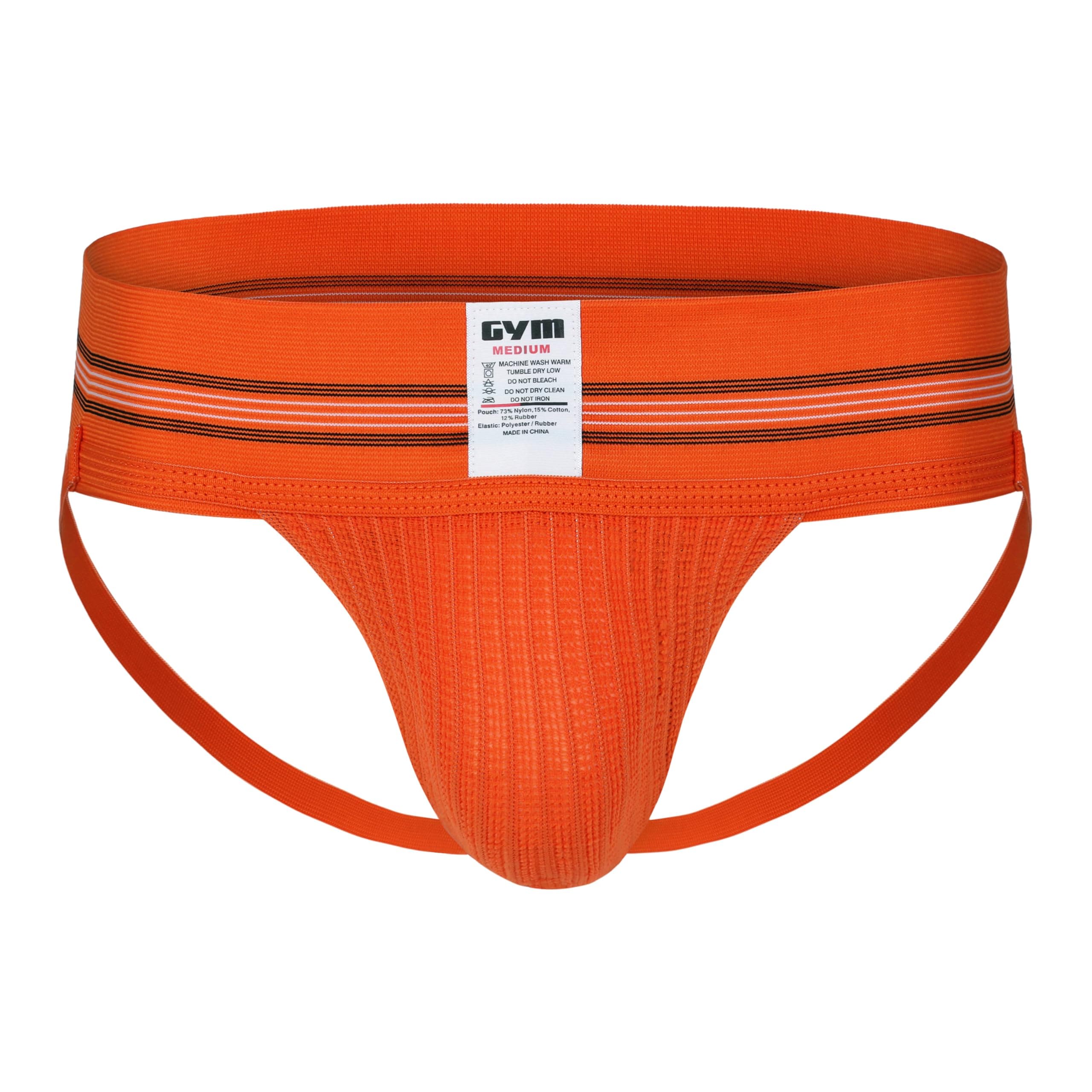 GYM by Jockstraps.com Men's Gym Old School Jockstrap With 3" Waistband Jock Strap (pack of 1)